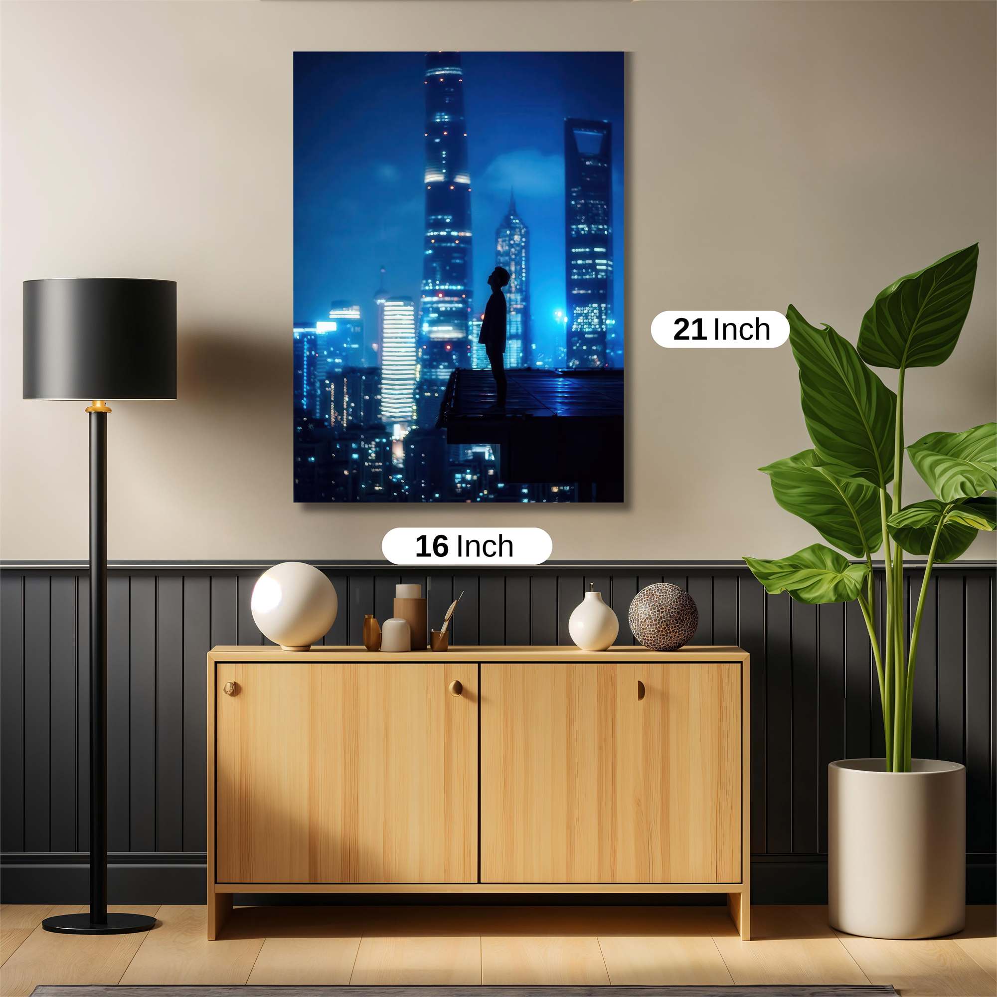 Shanghai Silhouette Safe Wall Magnetic / M