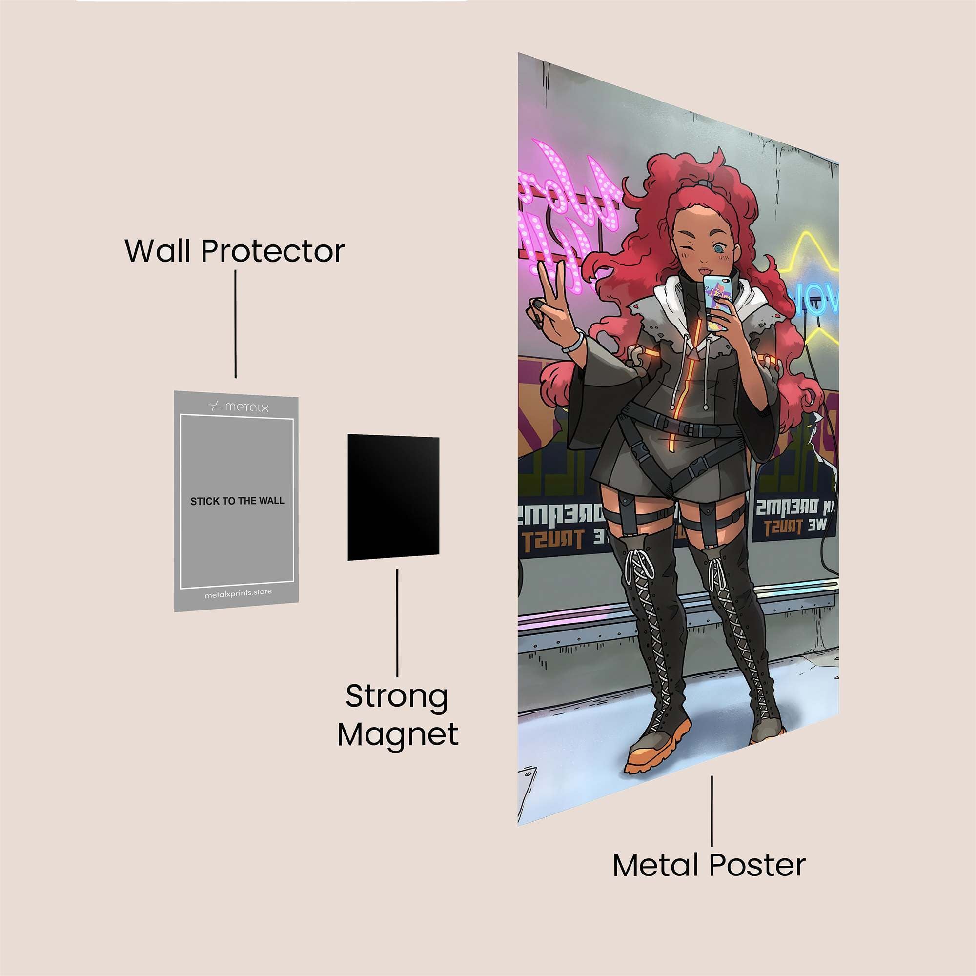 Rebel Radiance Safe Wall Magnetic / M