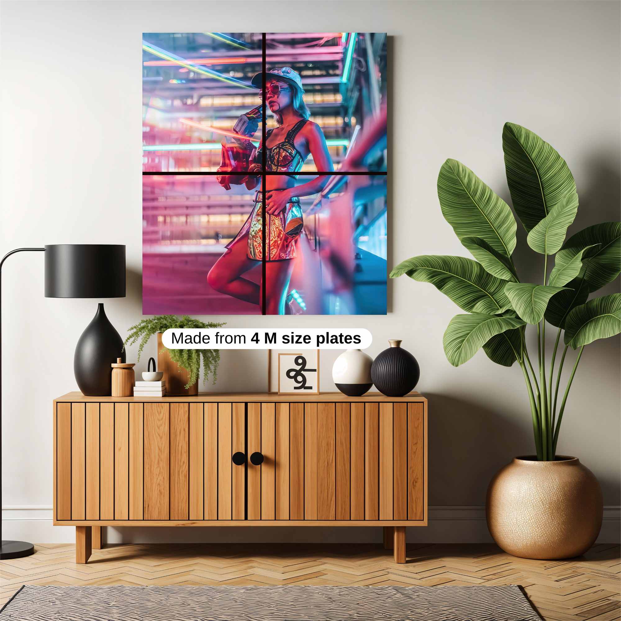 Cyberpunk Vibe Safe Wall Magnetic / M