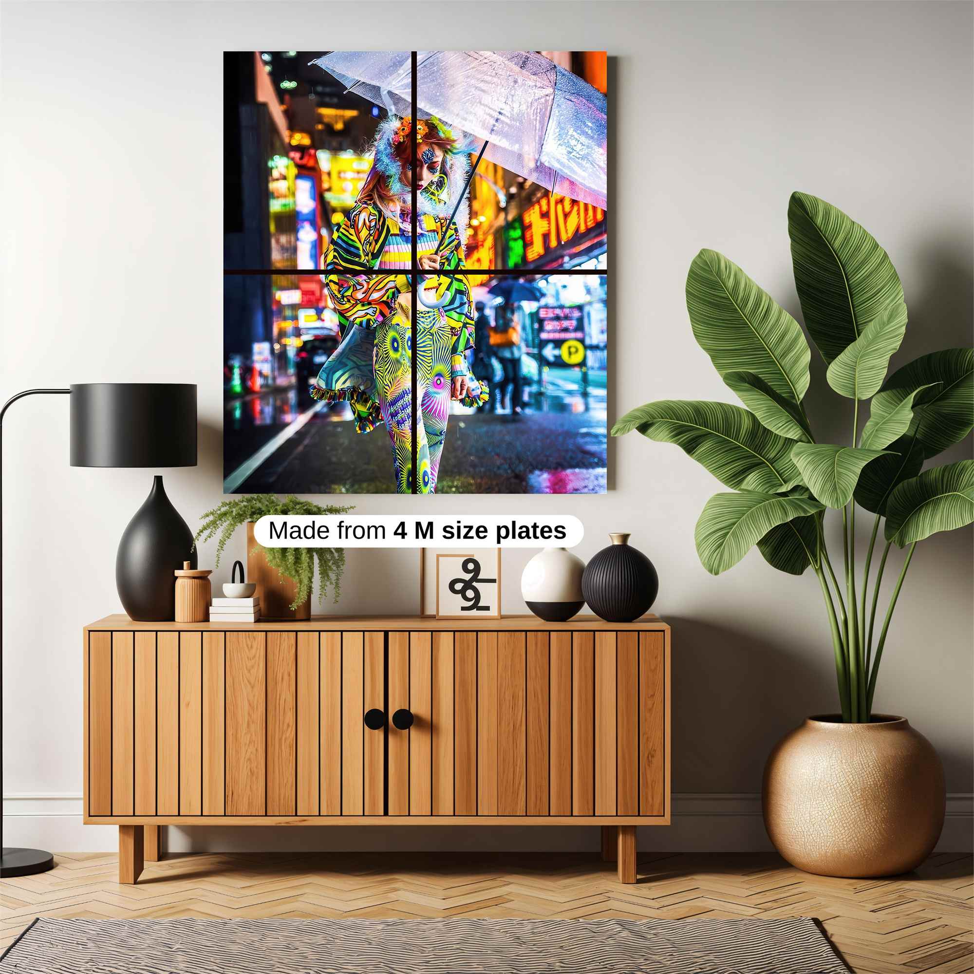 Neon Whimsy Safe Wall Magnetic / M