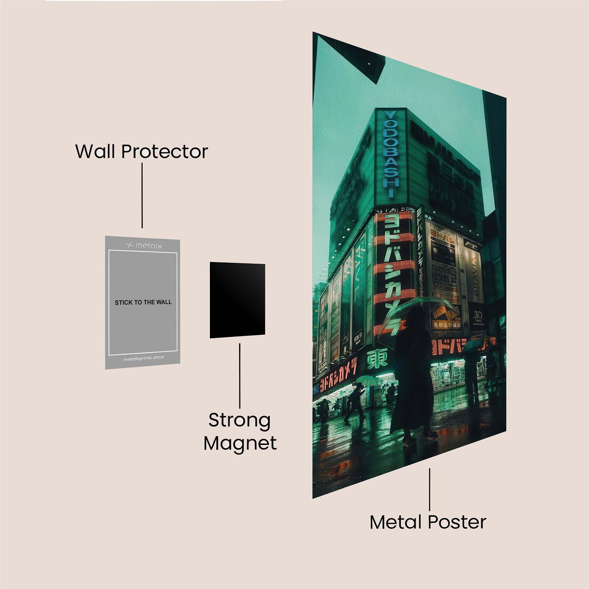 NeonMystique Safe Wall Magnetic / M