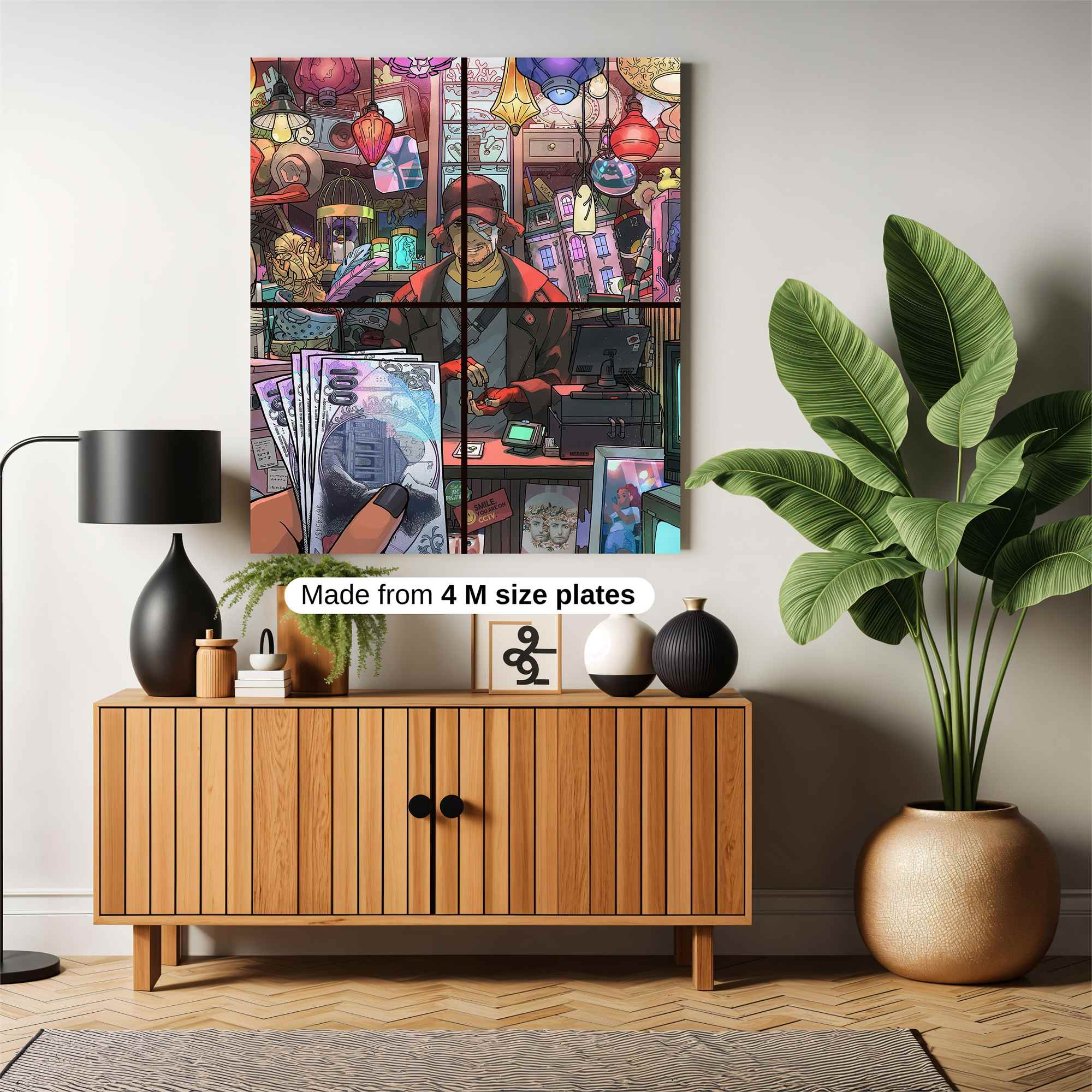 Market Whimsy Safe Wall Magnetic / M