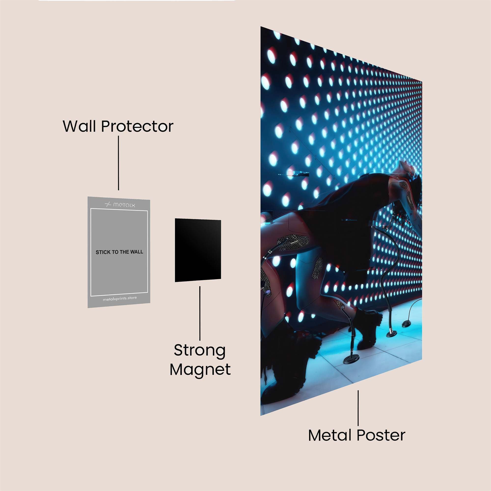 Dancer Radiance Safe Wall Magnetic / M