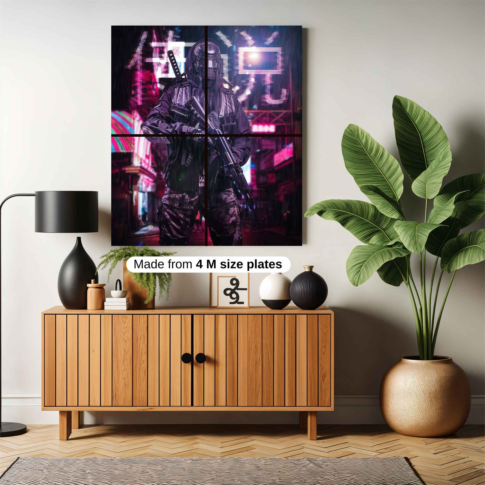 Samurai Stealth Safe Wall Magnetic / M