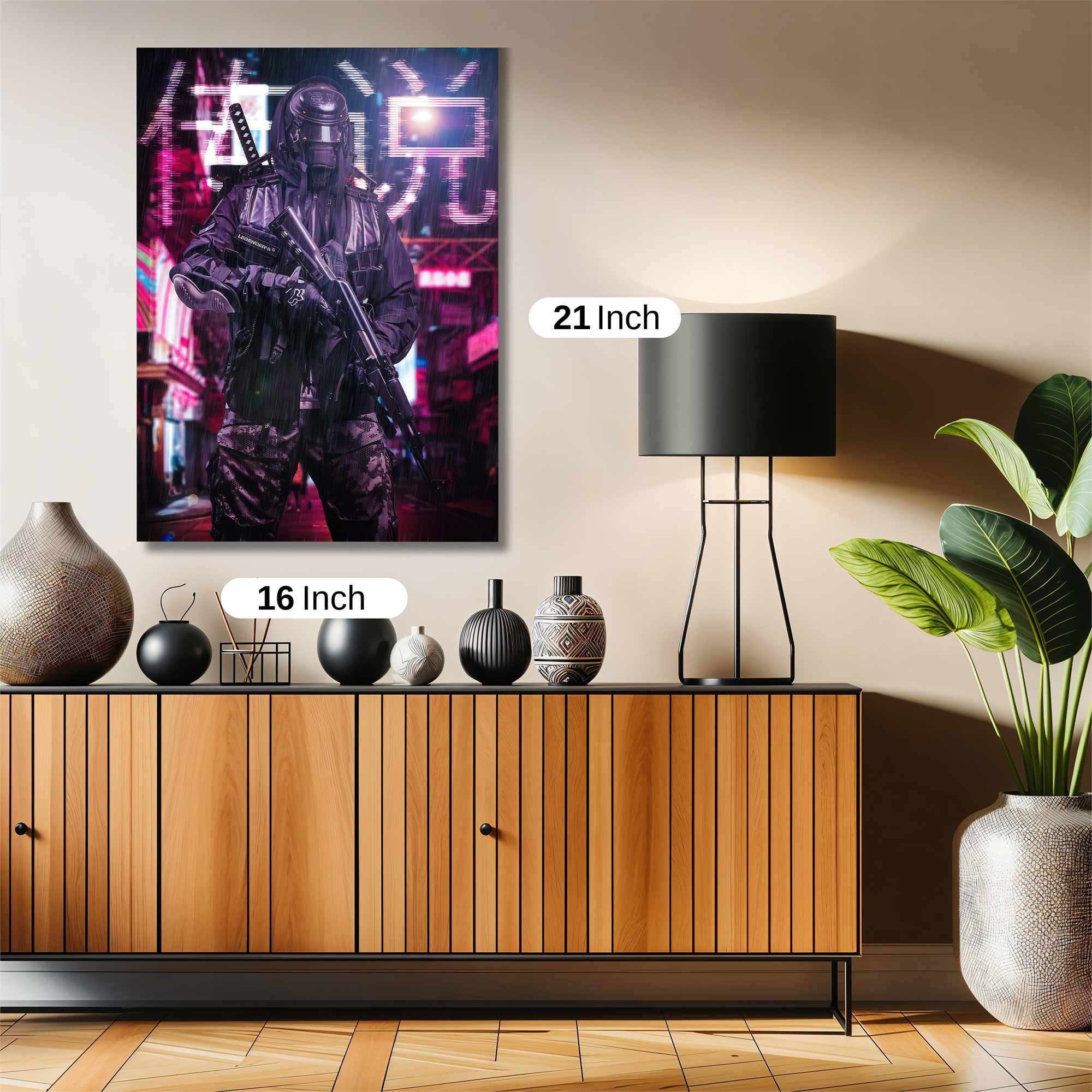 Samurai Stealth Safe Wall Magnetic / M