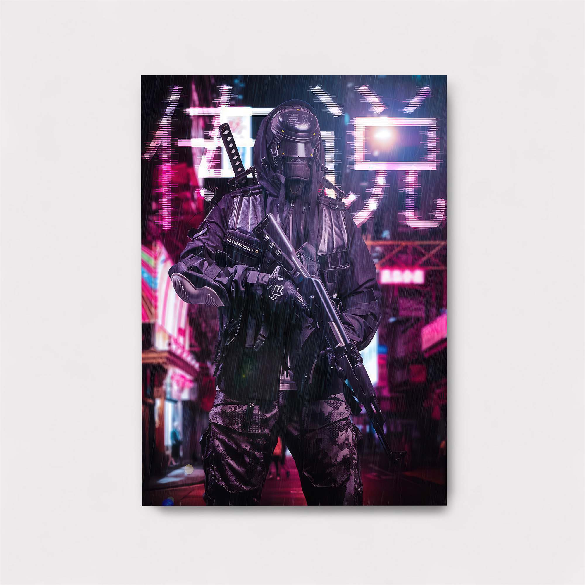 Samurai Stealth Safe Wall Magnetic / M