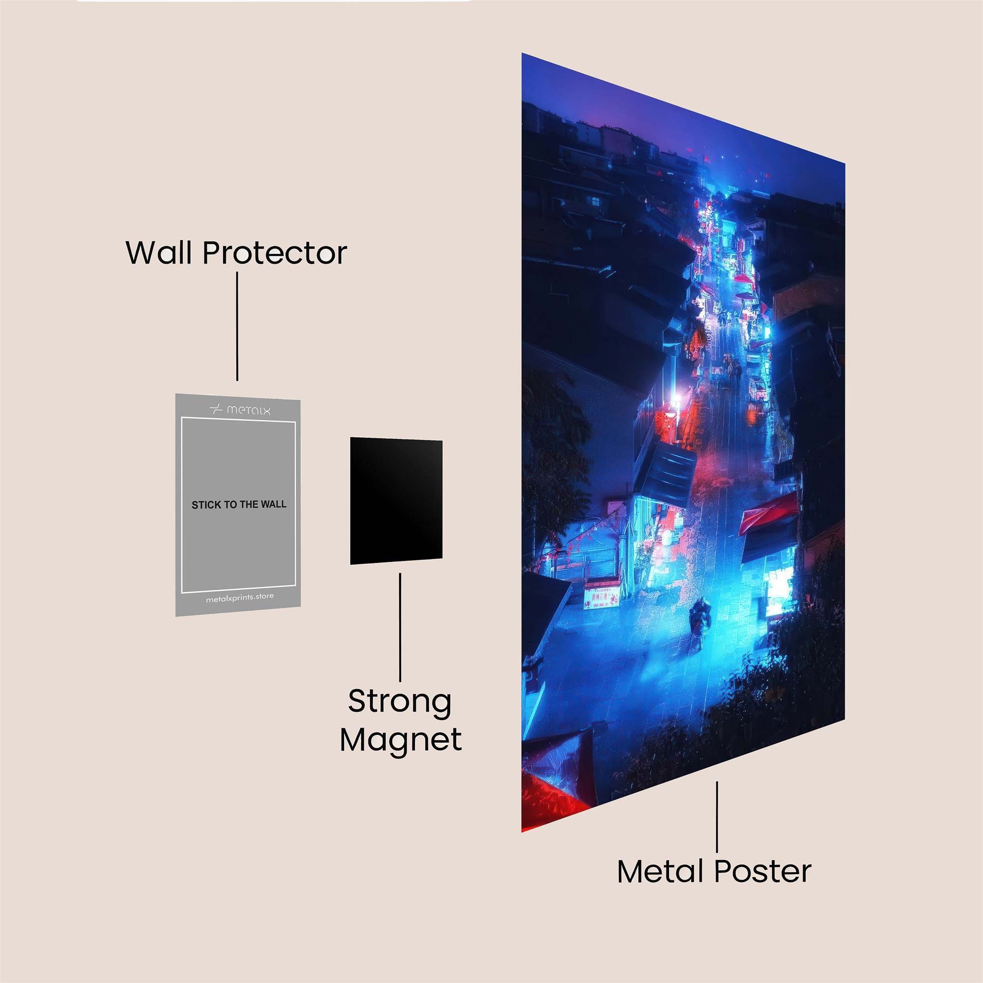 NightPulse Safe Wall Magnetic / M