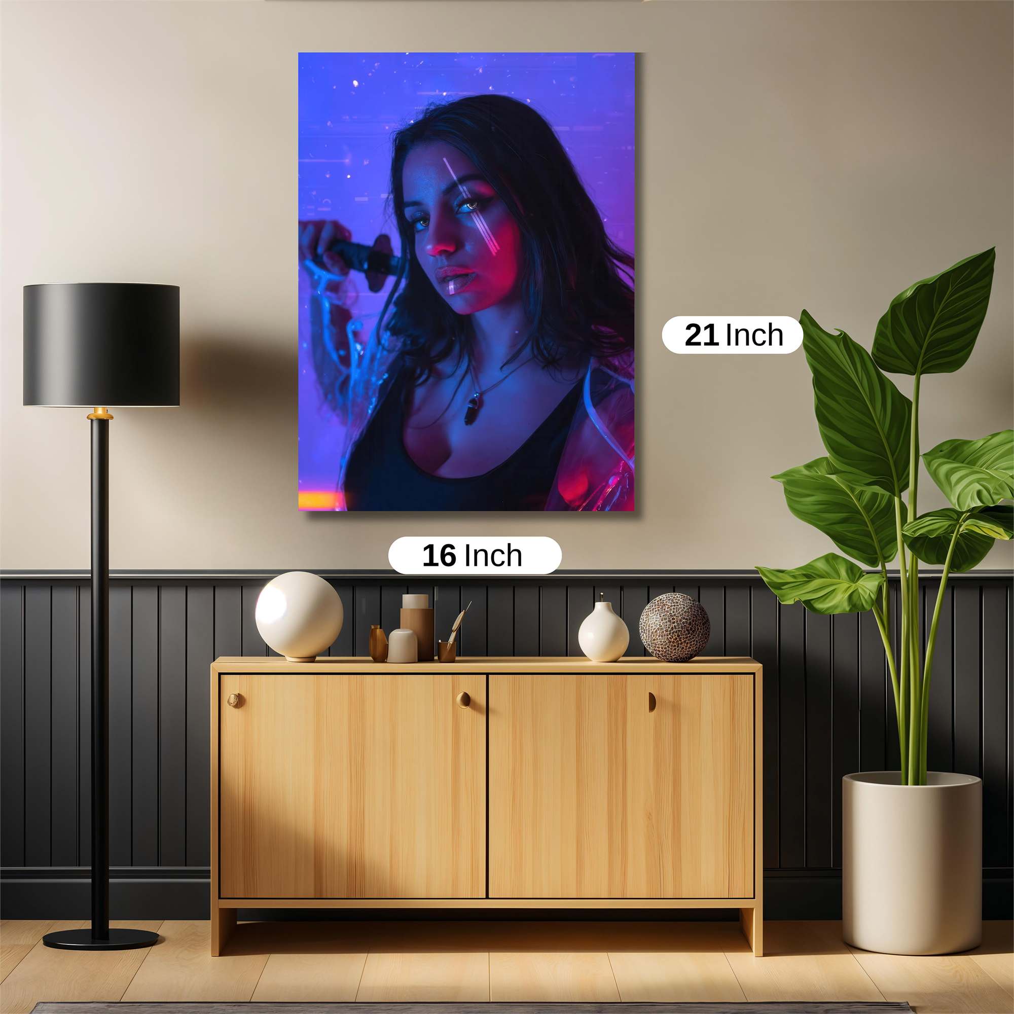 Katana Glow Safe Wall Magnetic / M