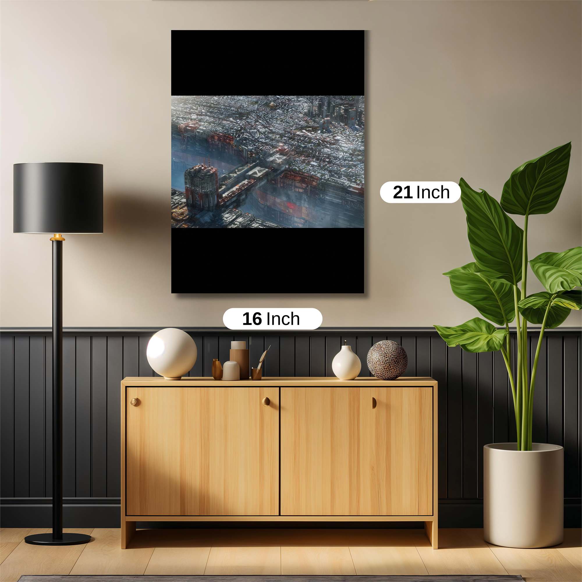 Cyberpunk Desolation Safe Wall Magnetic / M