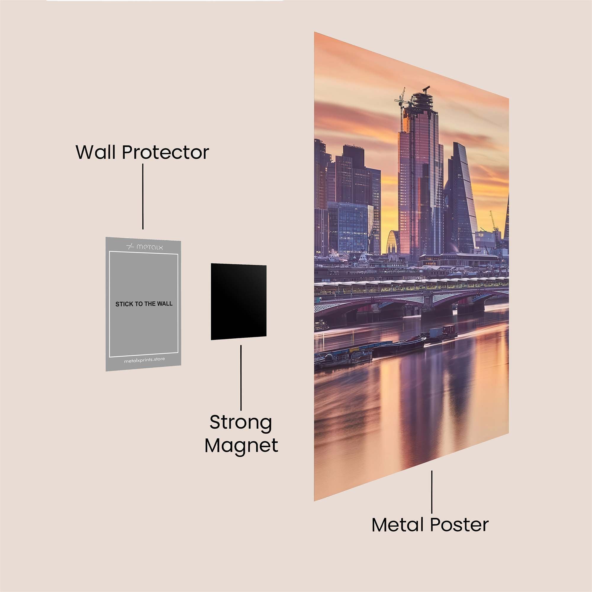 London Radiant Safe Wall Magnetic / M