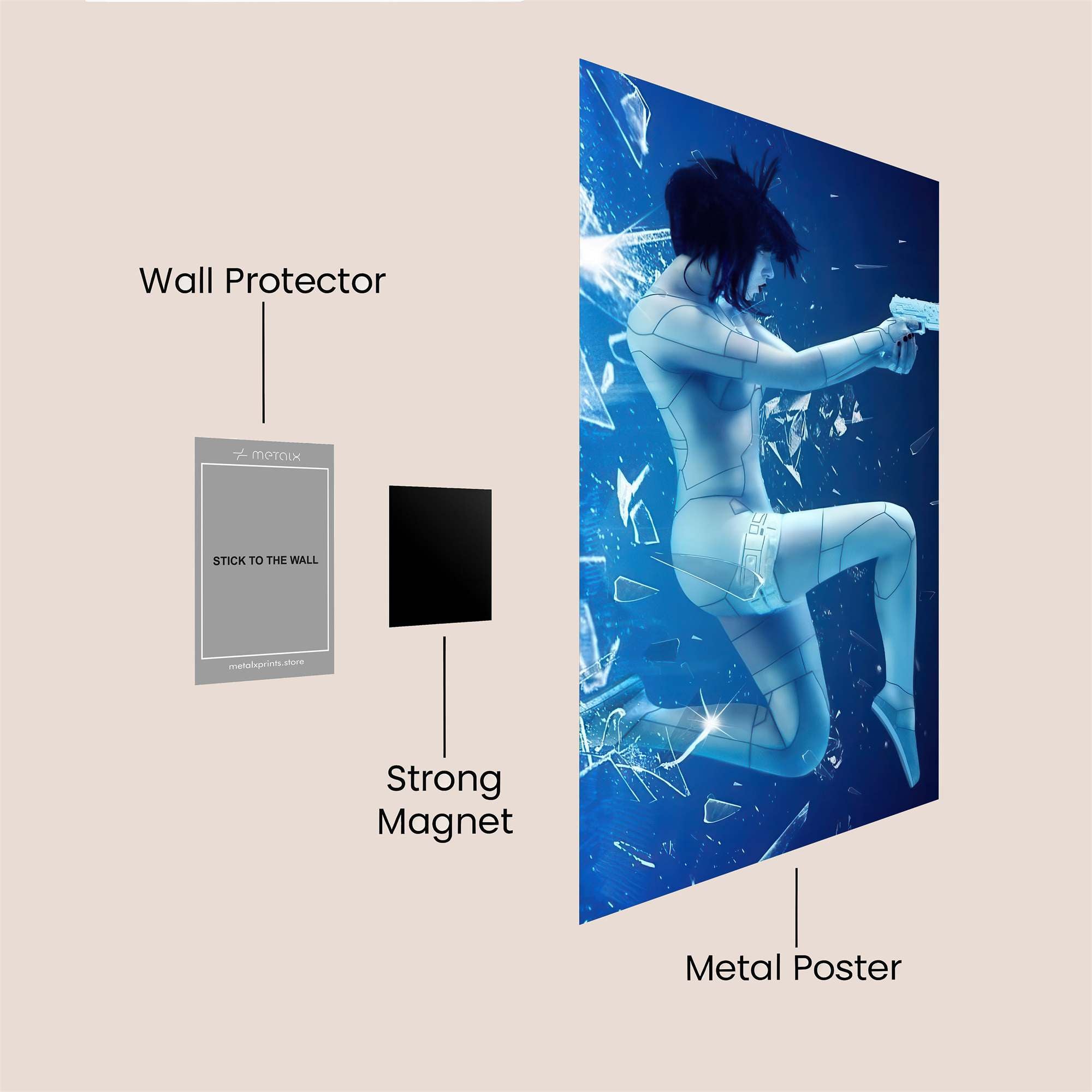 Aeon Flux Safe Wall Magnetic / M