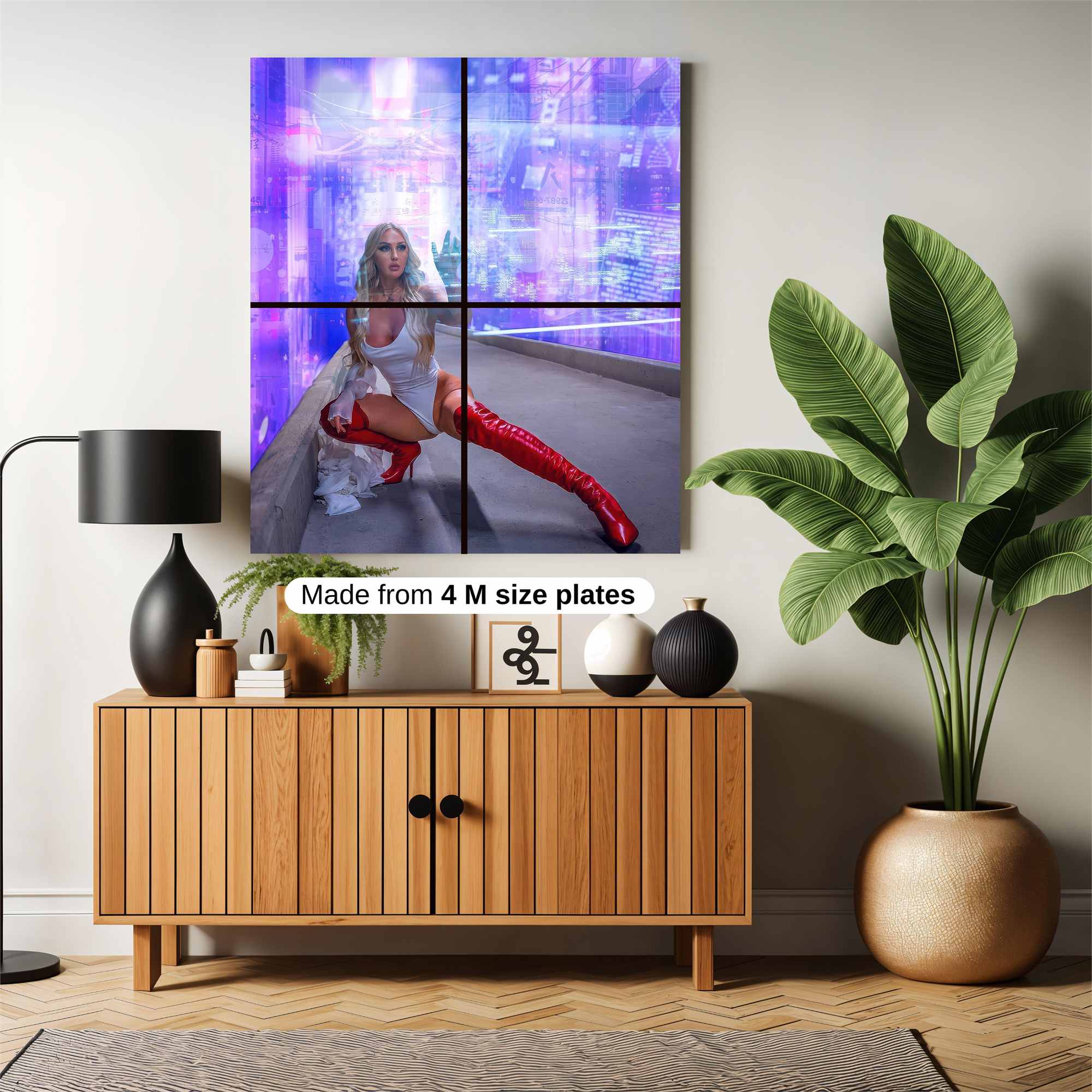 Neon Rebel Safe Wall Magnetic / M