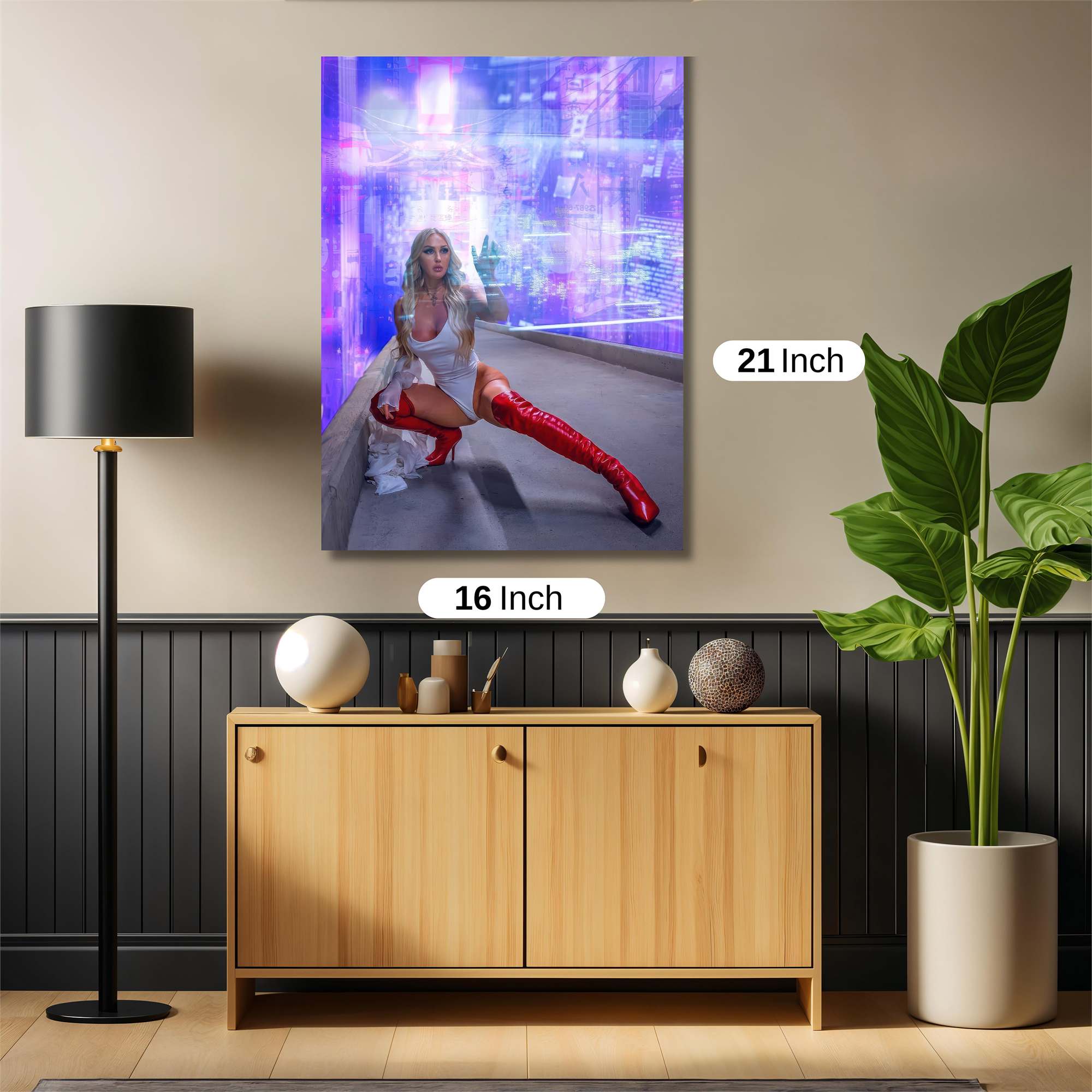 Neon Rebel Safe Wall Magnetic / M