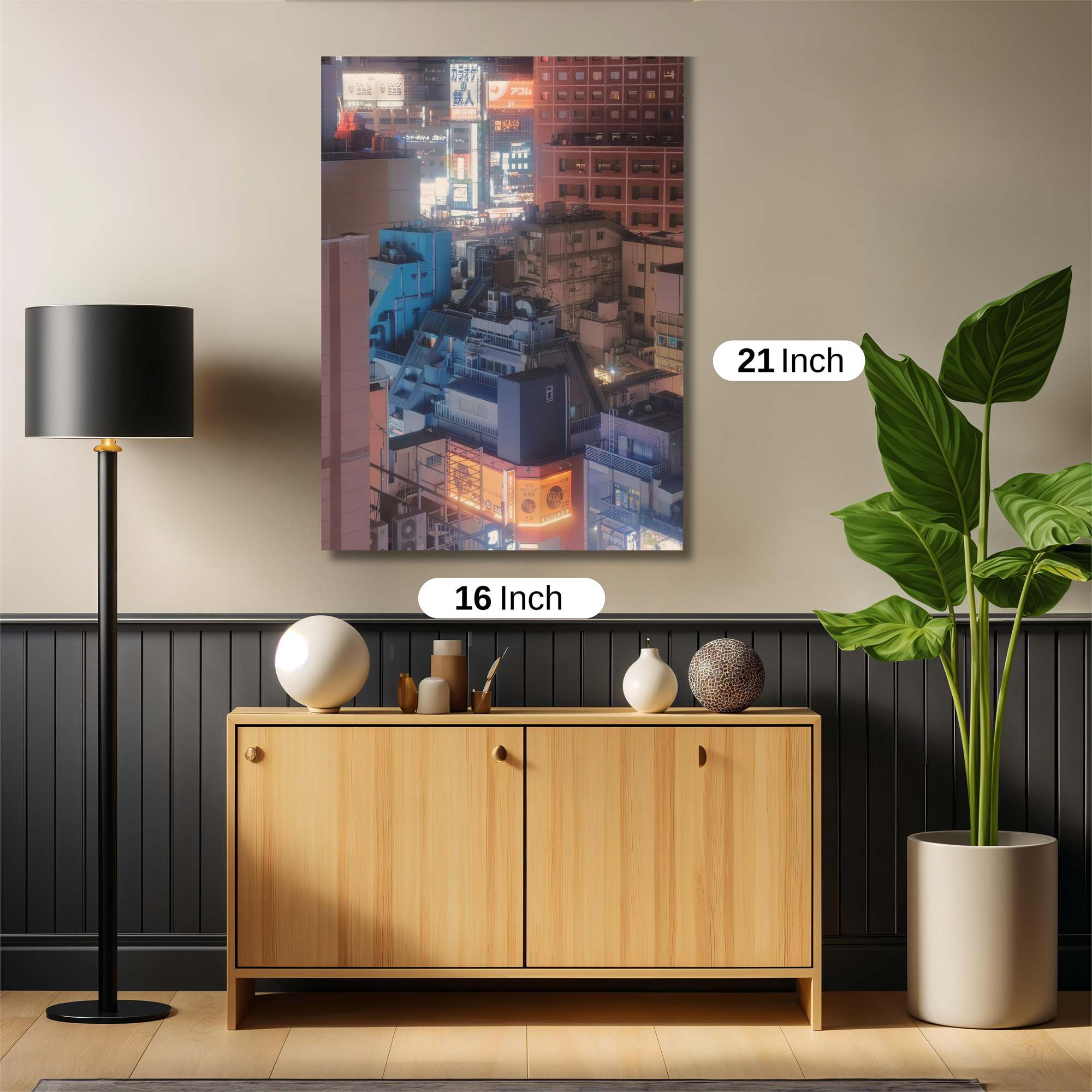 Neon Serenity Safe Wall Magnetic / M