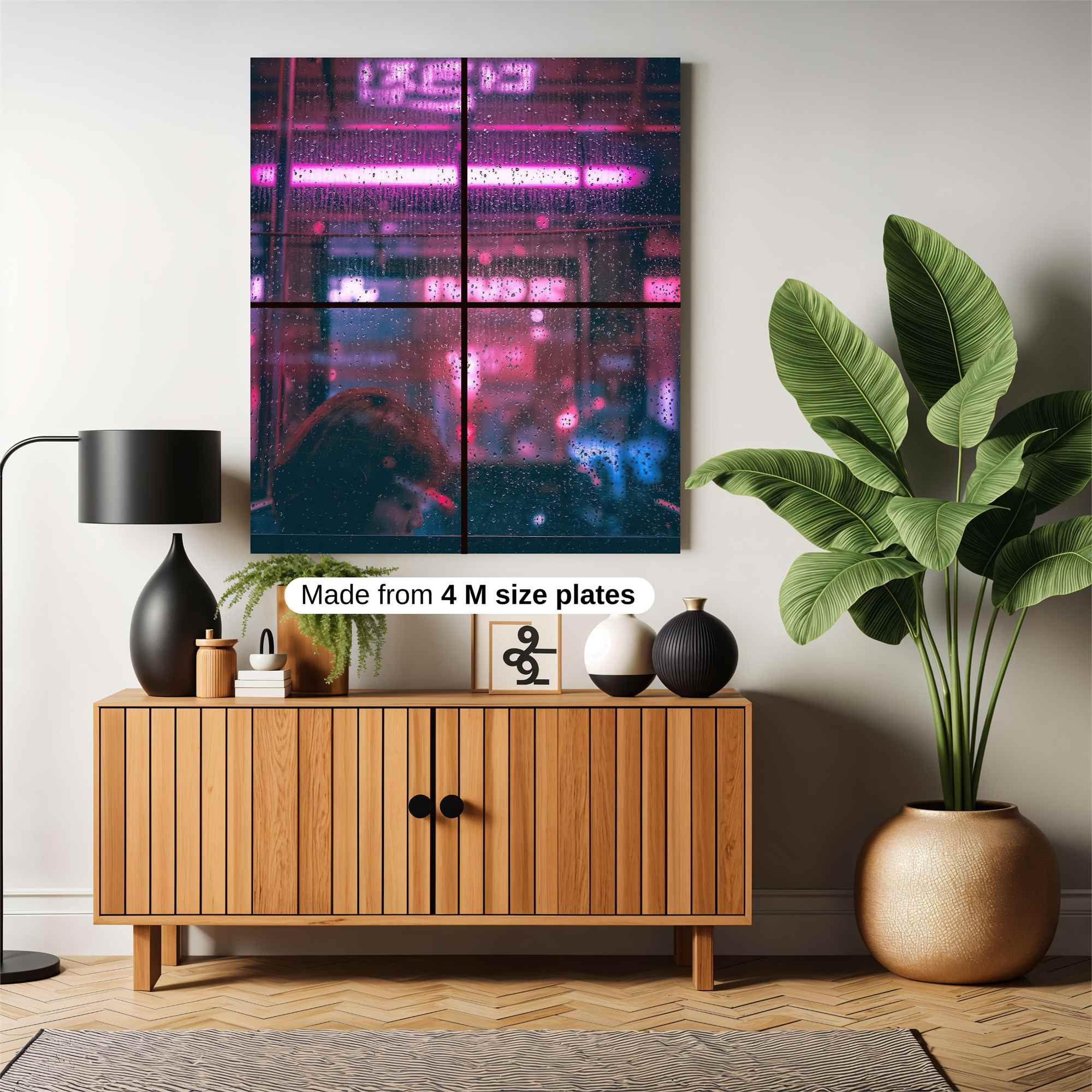 Neon Tranquil Safe Wall Magnetic / M