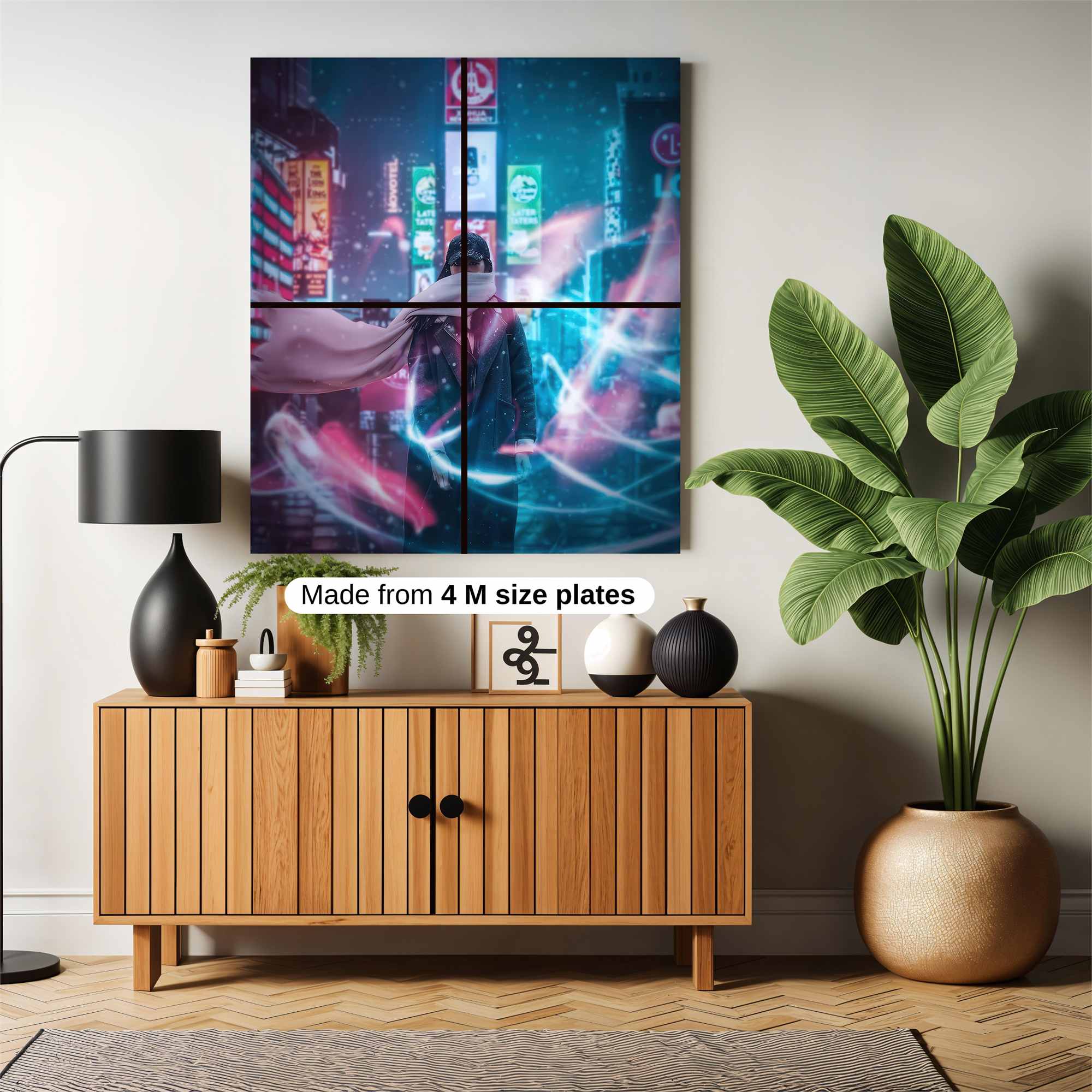 Neon Serenity Safe Wall Magnetic / M