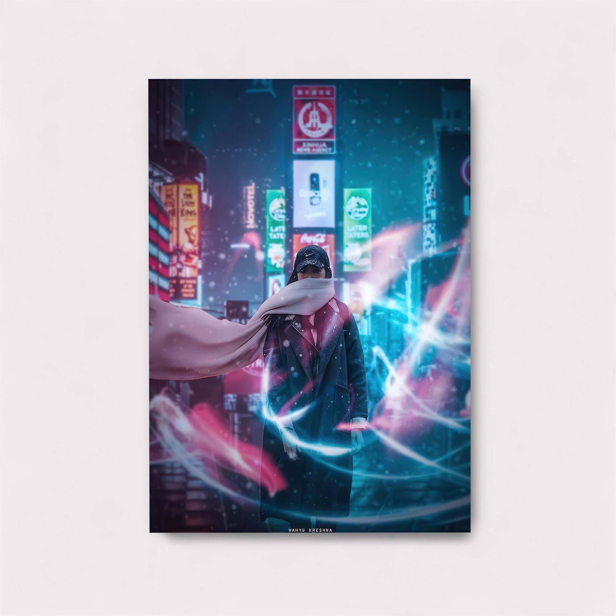 Neon Serenity Safe Wall Magnetic / M