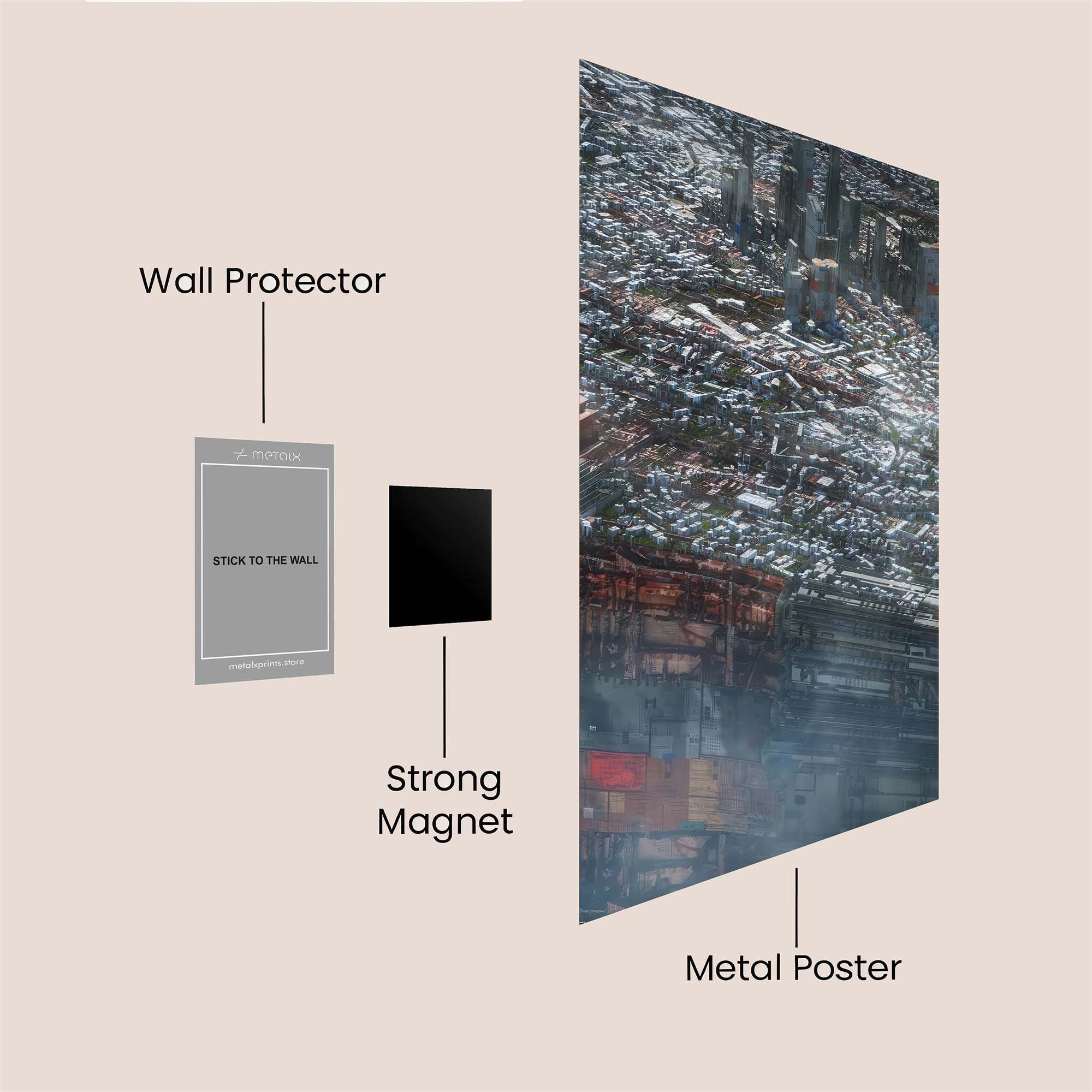 Cyberpunk Chaos Safe Wall Magnetic / M