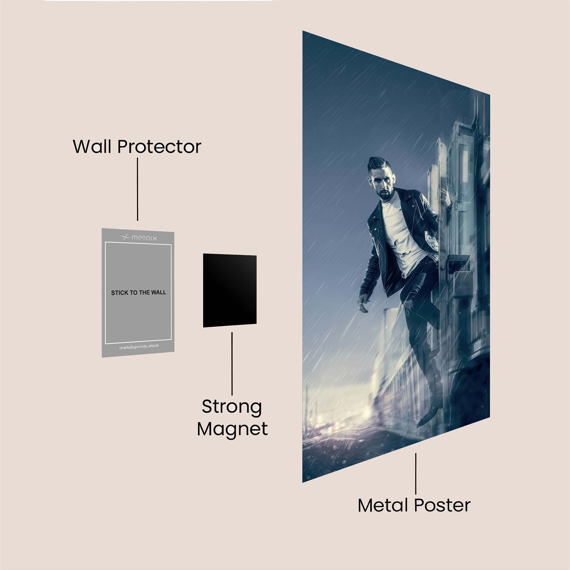 TrainEscape Safe Wall Magnetic / M