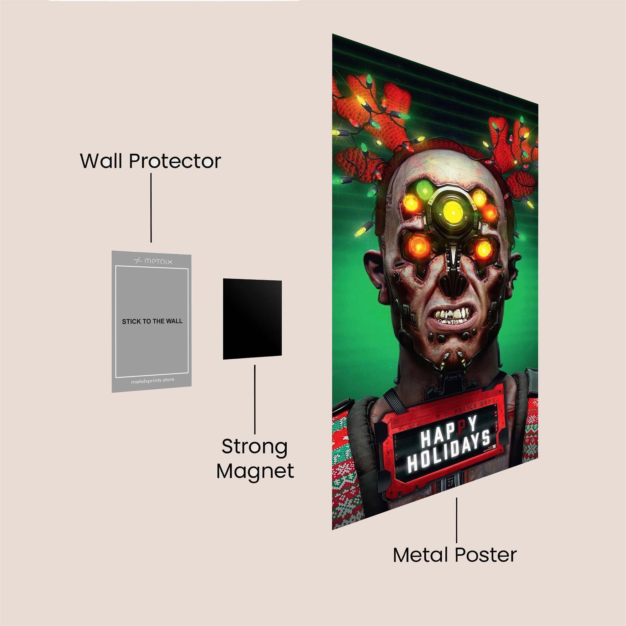 Cyber Jollity Safe Wall Magnetic / M