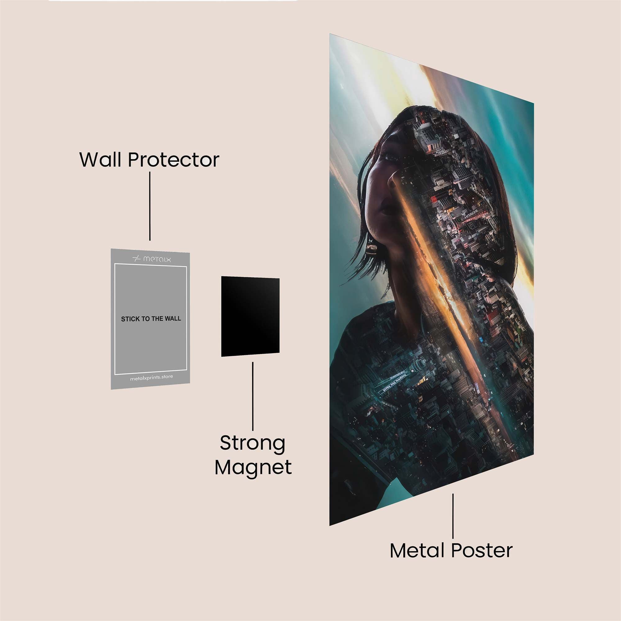 Cyberpunk Dream Safe Wall Magnetic / M
