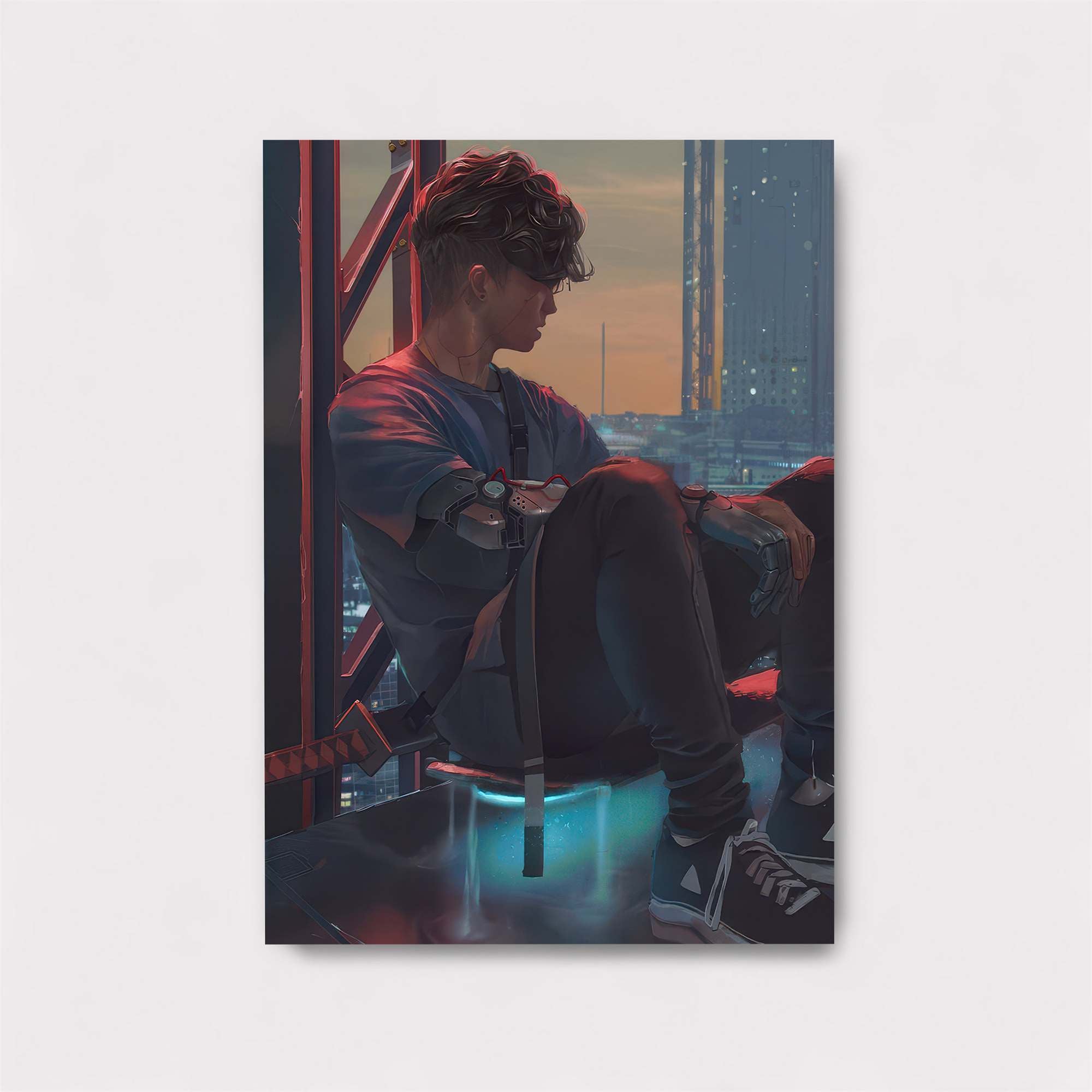 Cyberpunk Solitude Safe Wall Magnetic / M