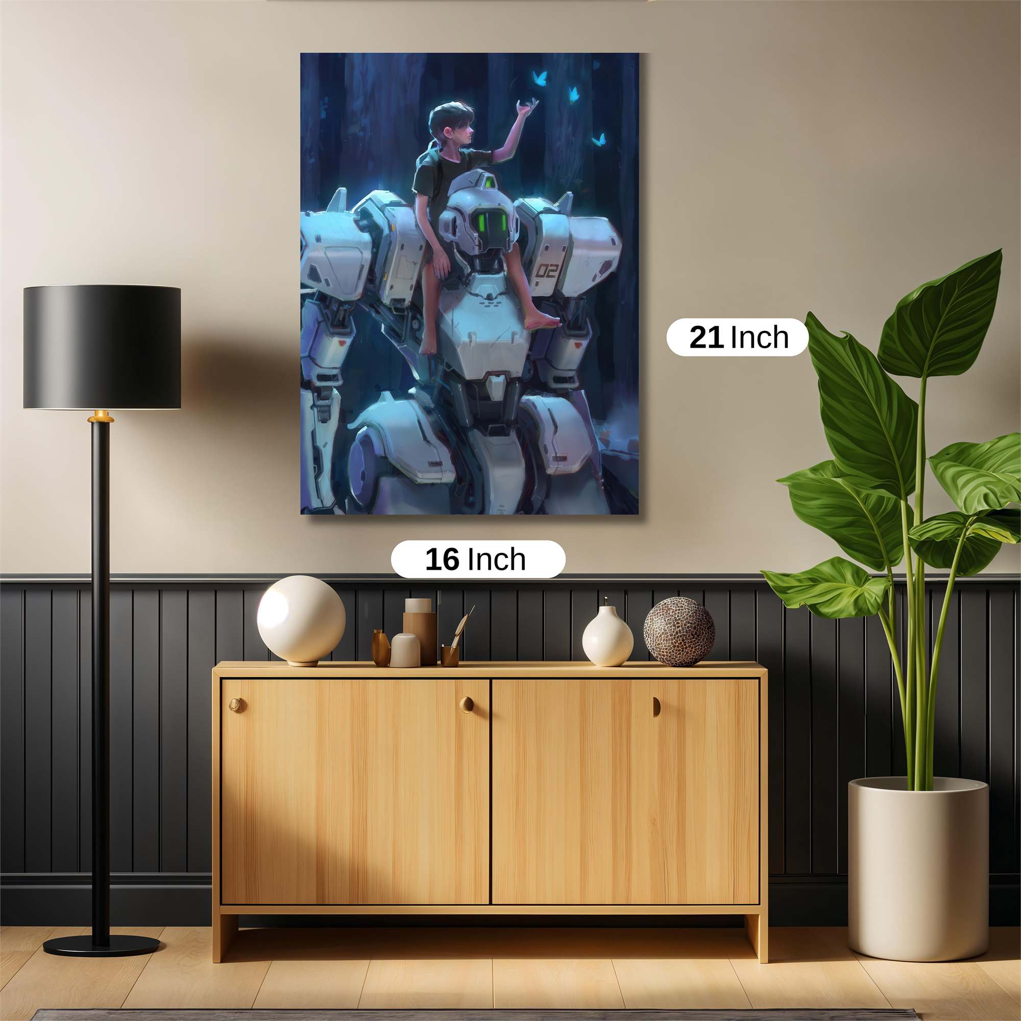 Robot Serenity Safe Wall Magnetic / M