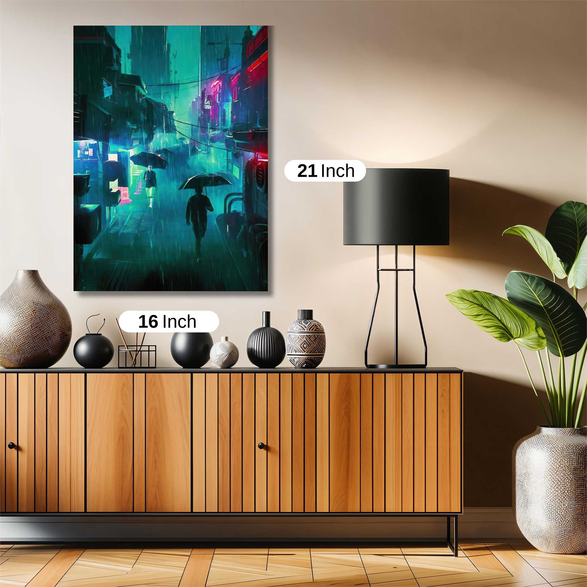 Neon Solitude Safe Wall Magnetic / M