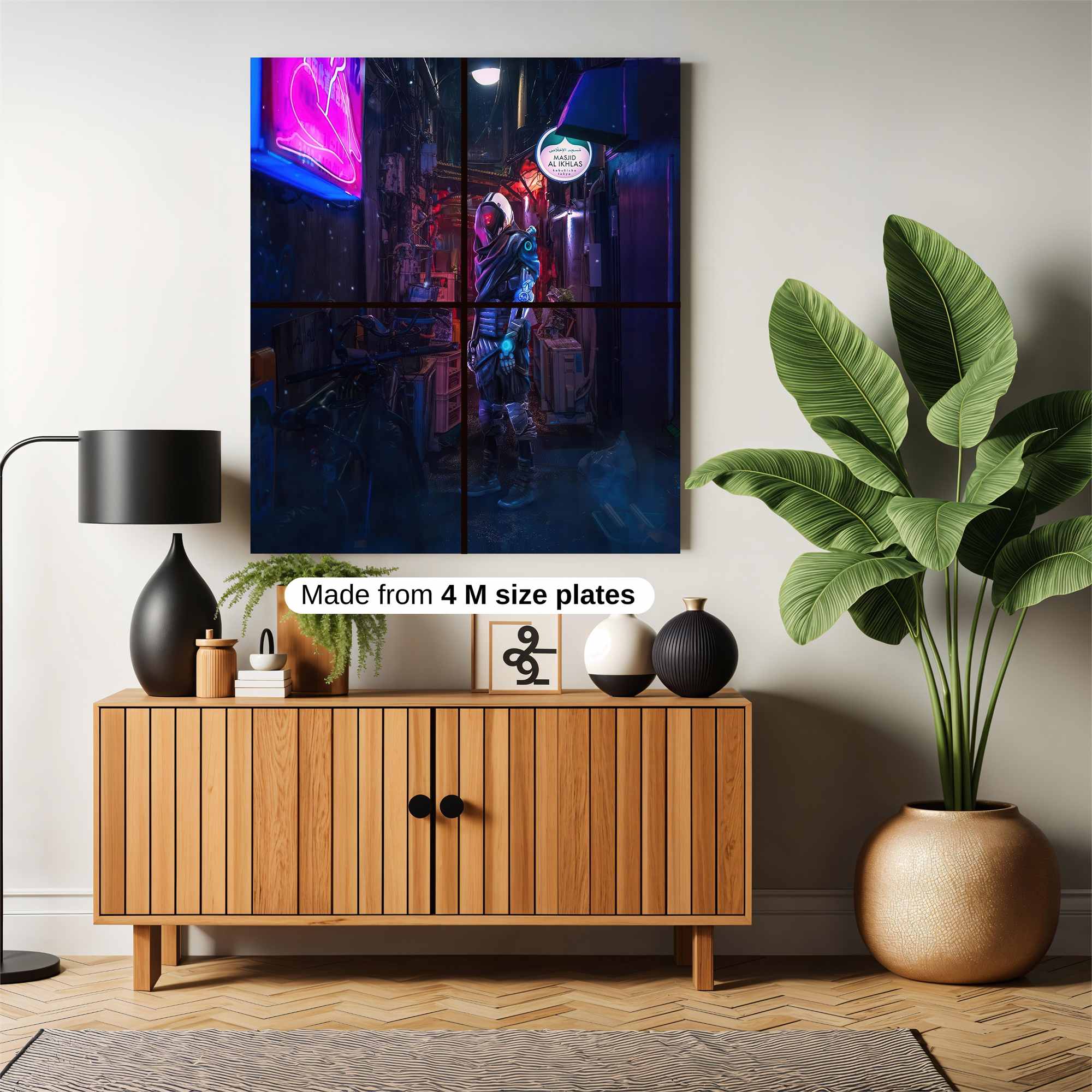 Cyberpunk Solitude Safe Wall Magnetic / M