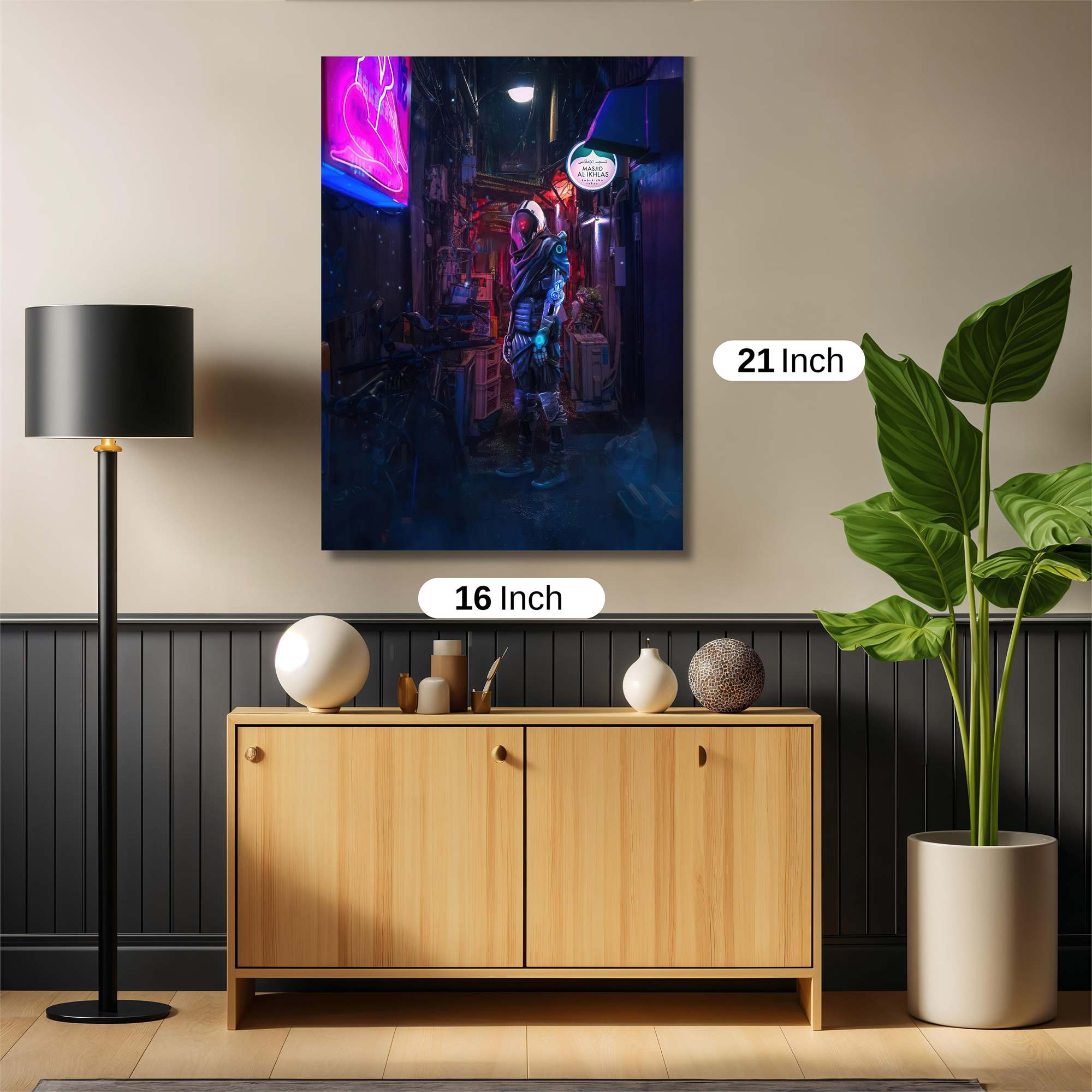 Cyberpunk Solitude Safe Wall Magnetic / M