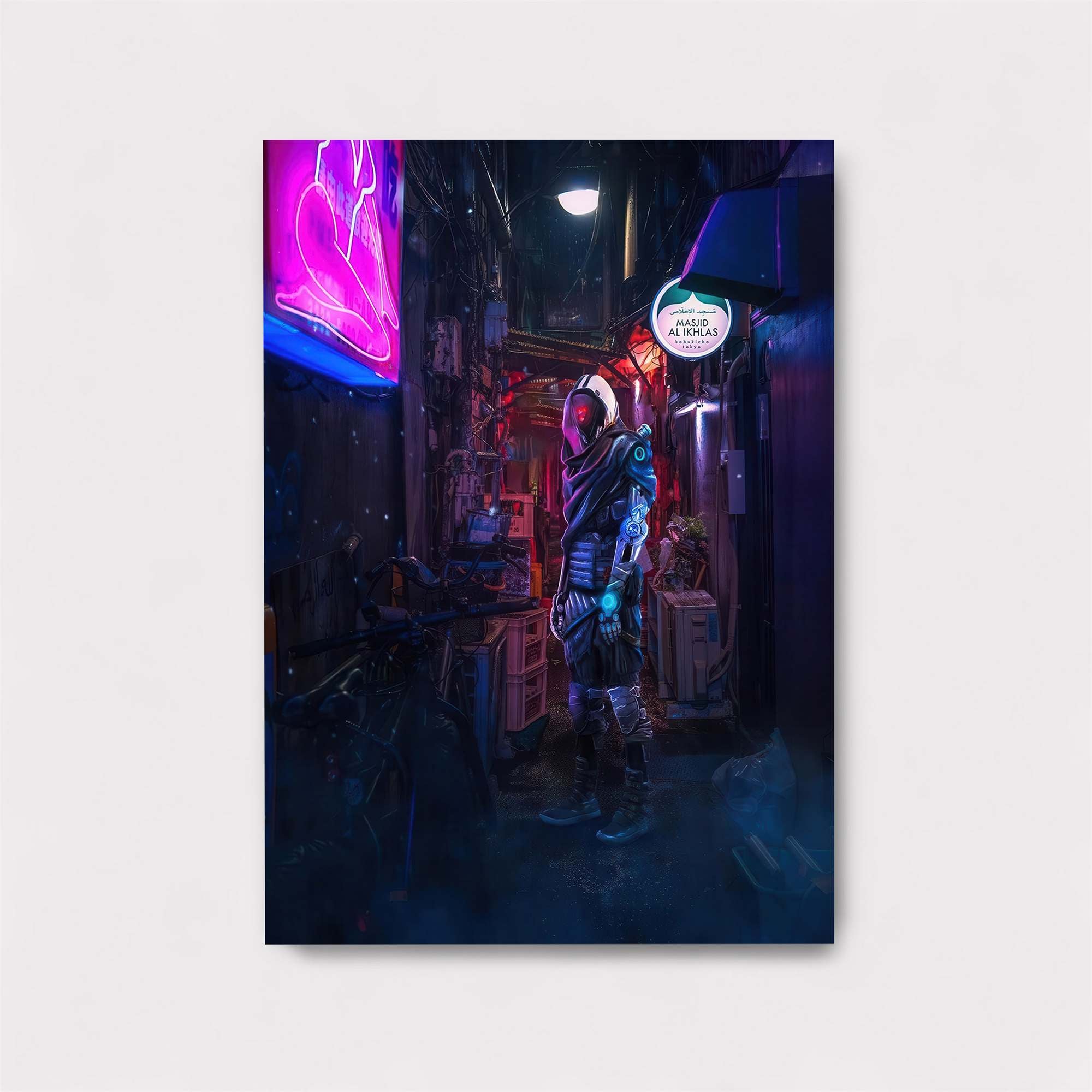 Cyberpunk Solitude Safe Wall Magnetic / M