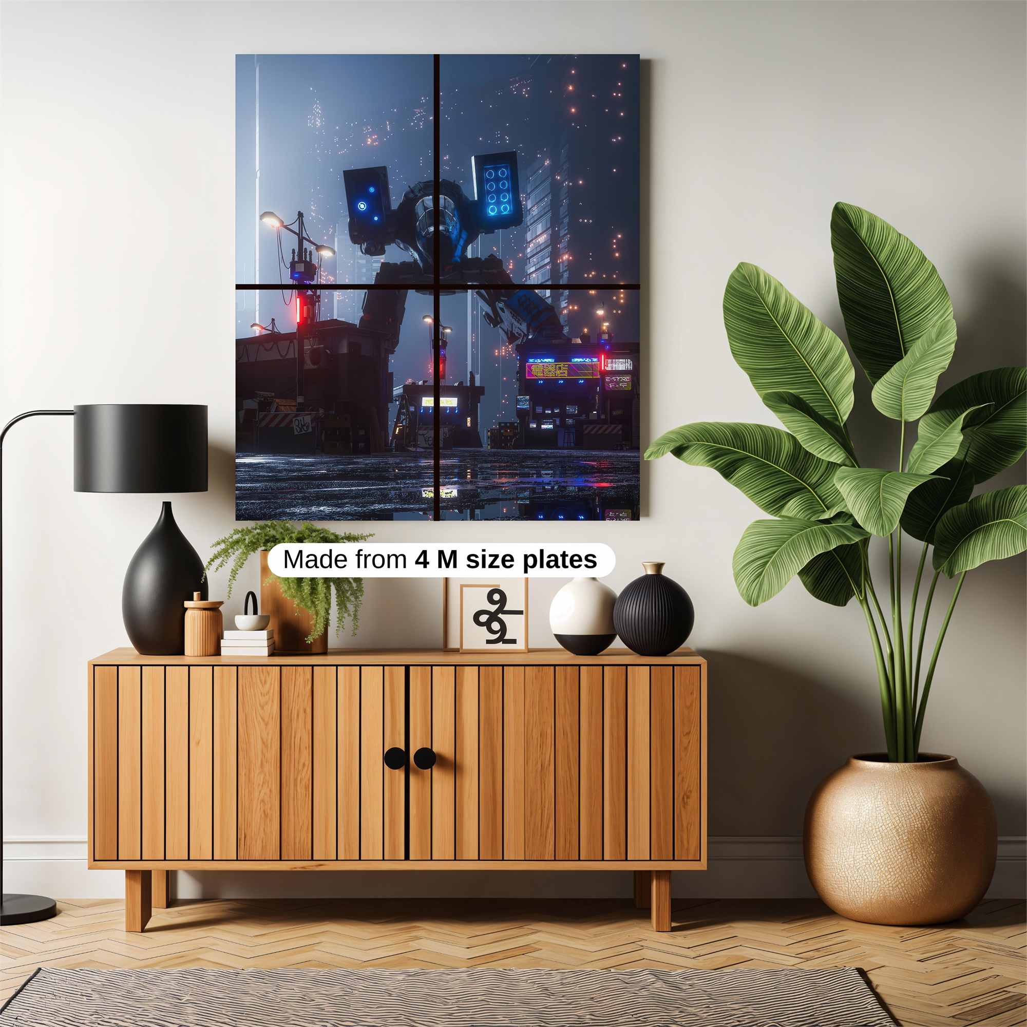 Robot Gloom Safe Wall Magnetic / M