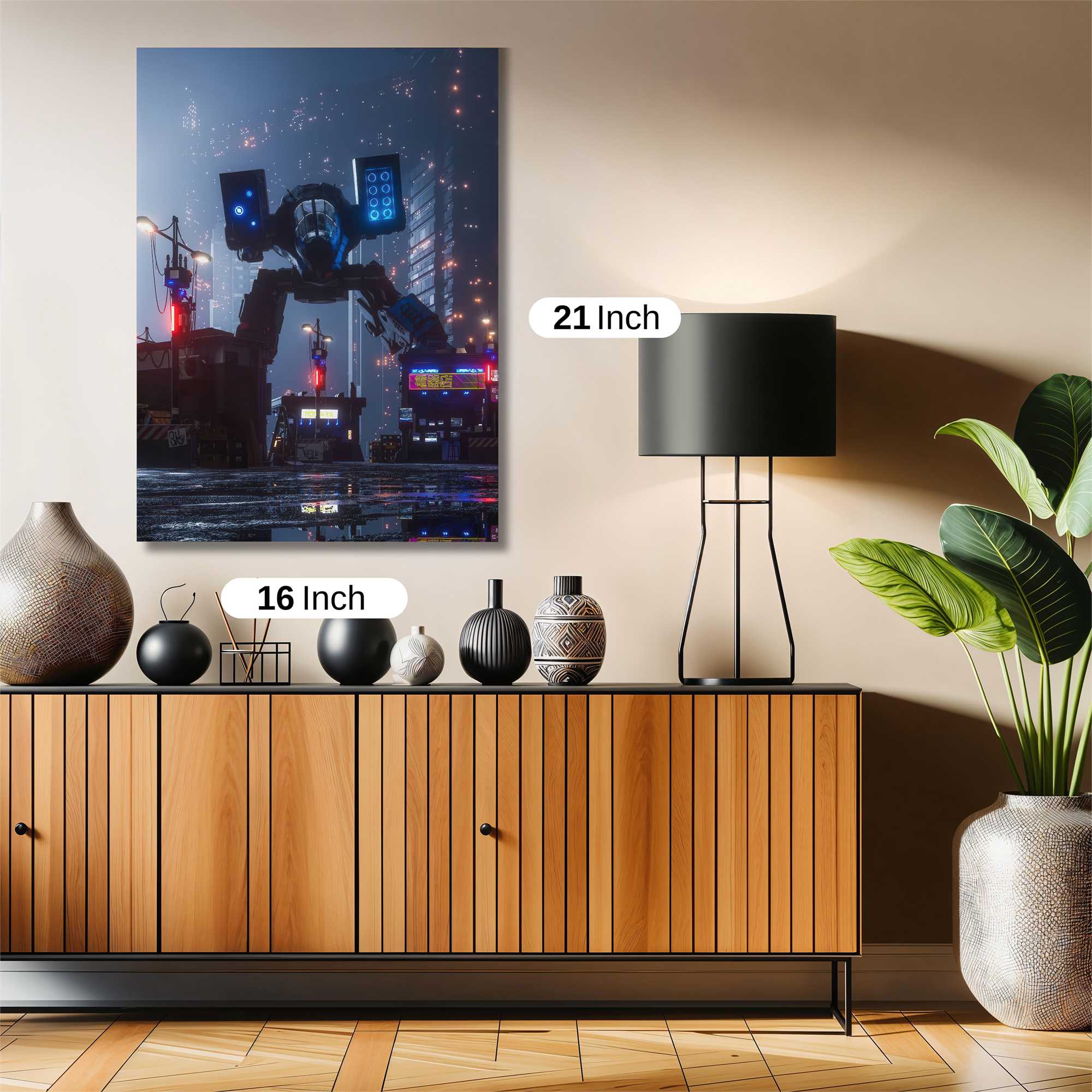 Robot Gloom Safe Wall Magnetic / M