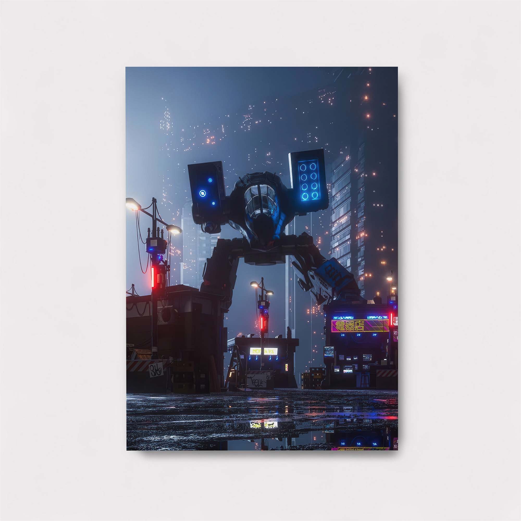 Robot Gloom Safe Wall Magnetic / M