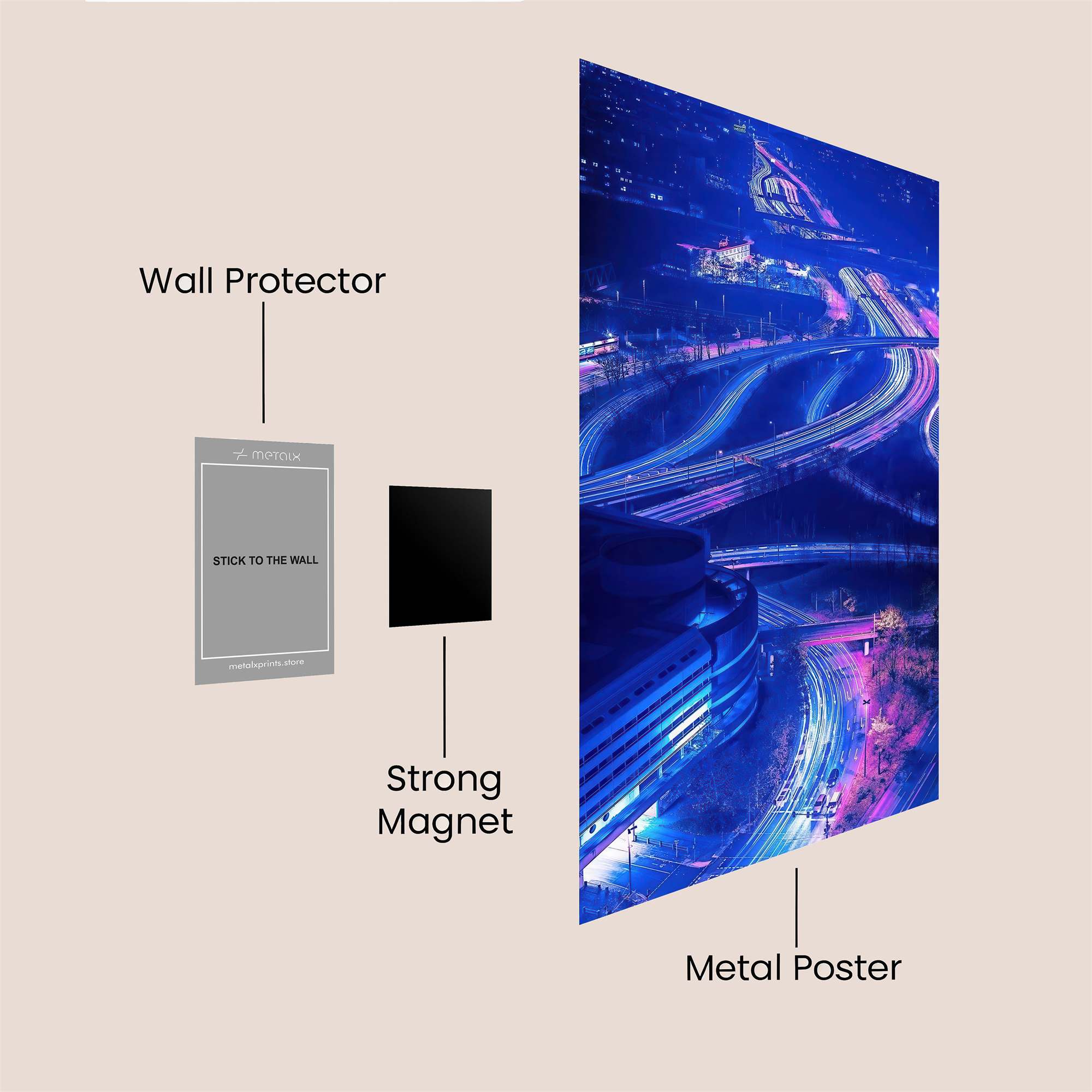 City Pulse Safe Wall Magnetic / M