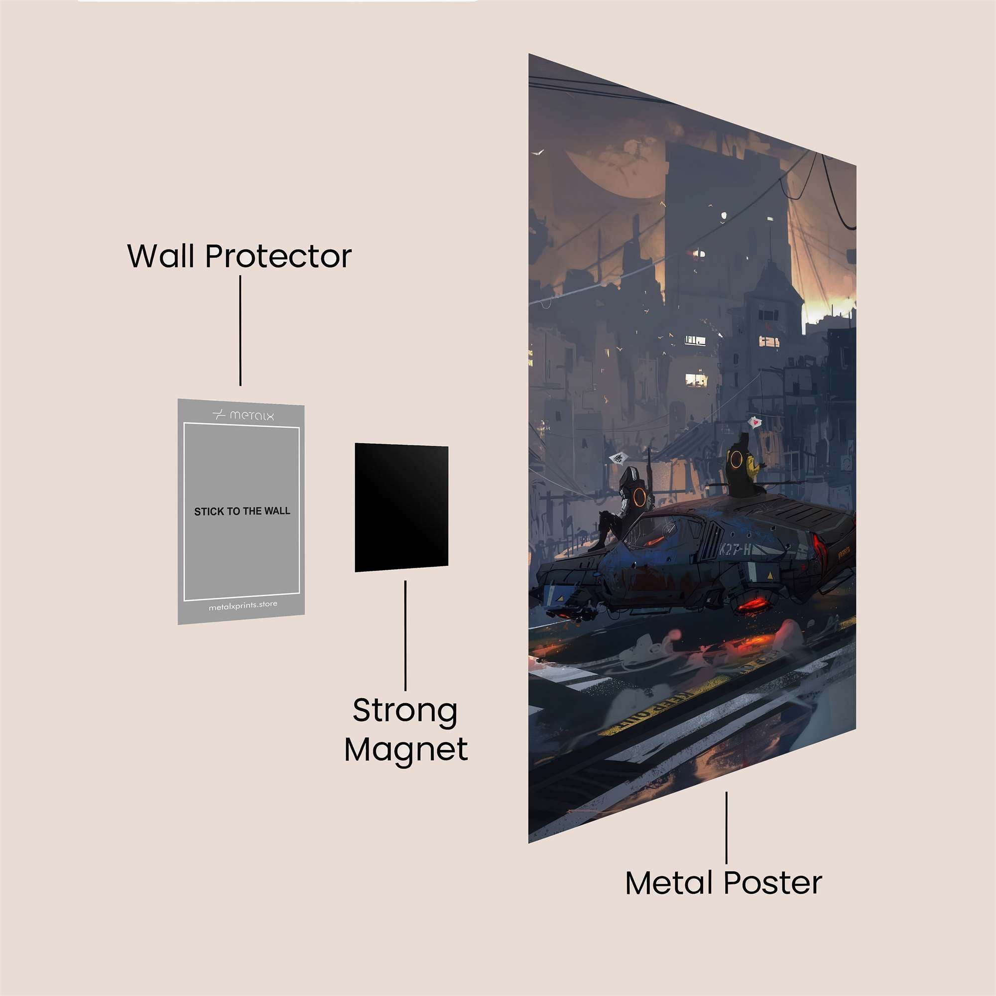 Cyberpunk Serenity Safe Wall Magnetic / M