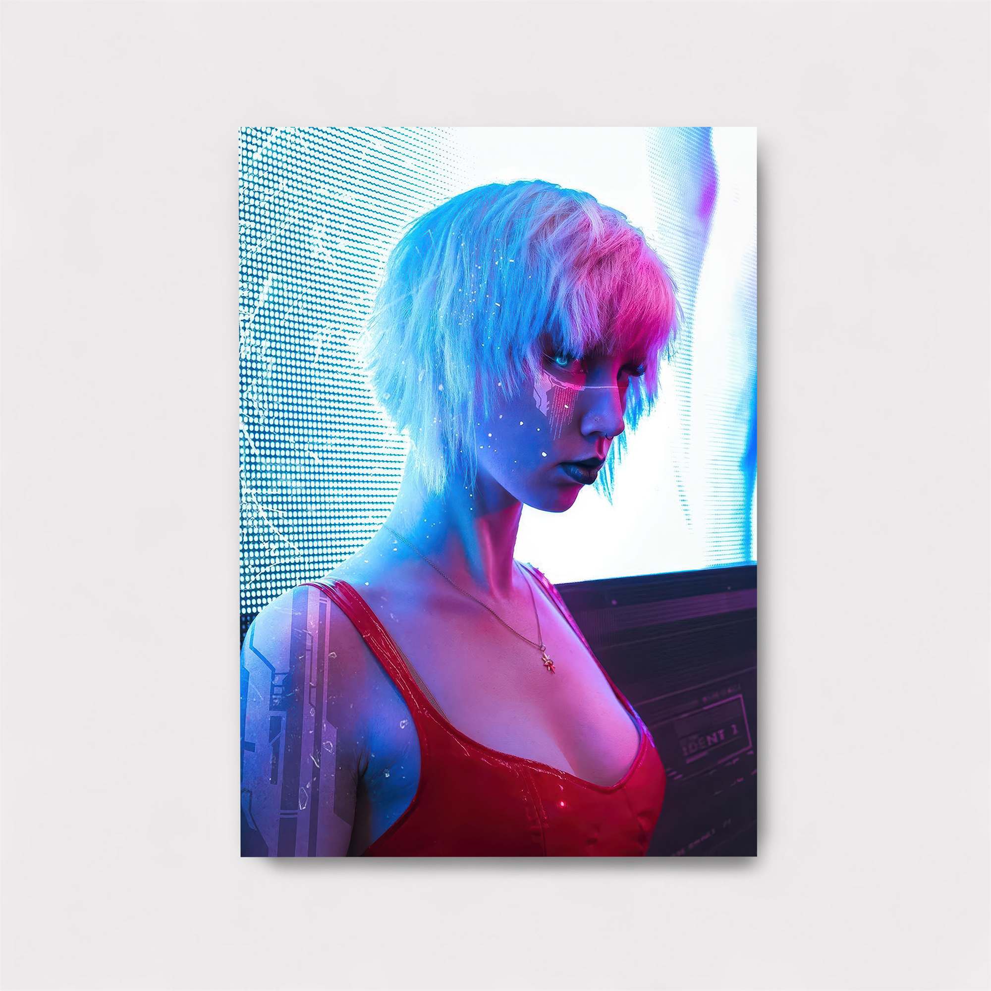 Cyberpunk Elegance Safe Wall Magnetic / M