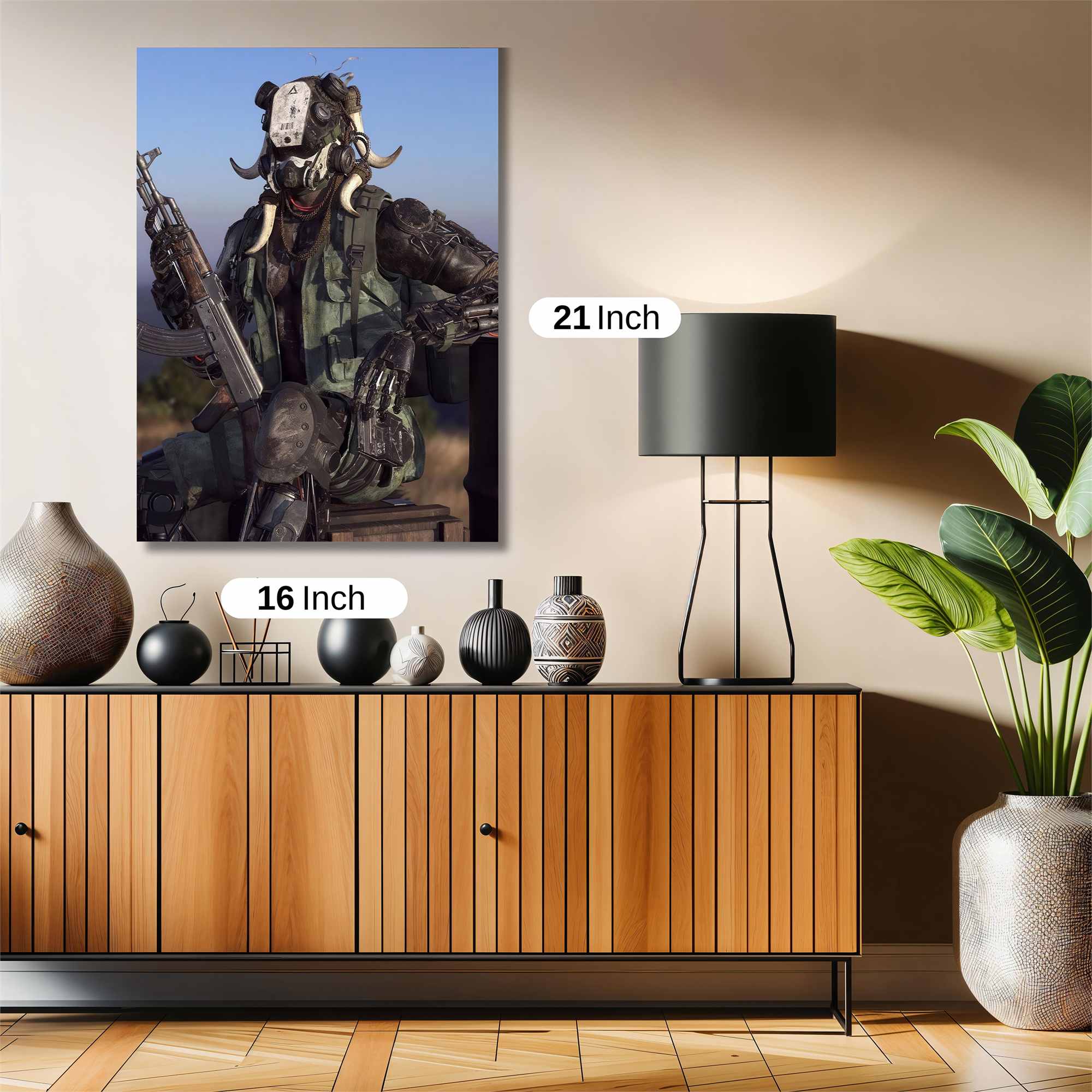 Warrior Apocalyptic Safe Wall Magnetic / M