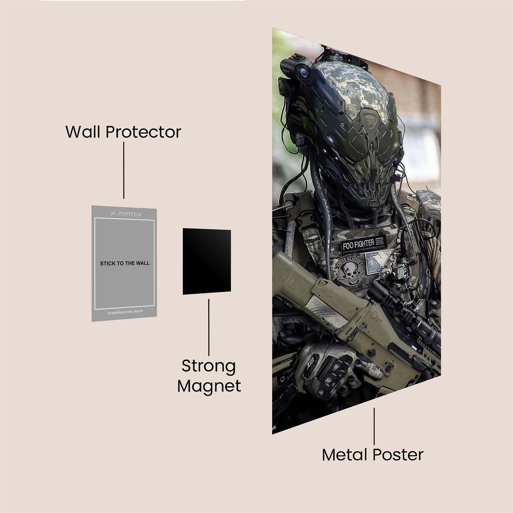 Fighter Intense Safe Wall Magnetic / M