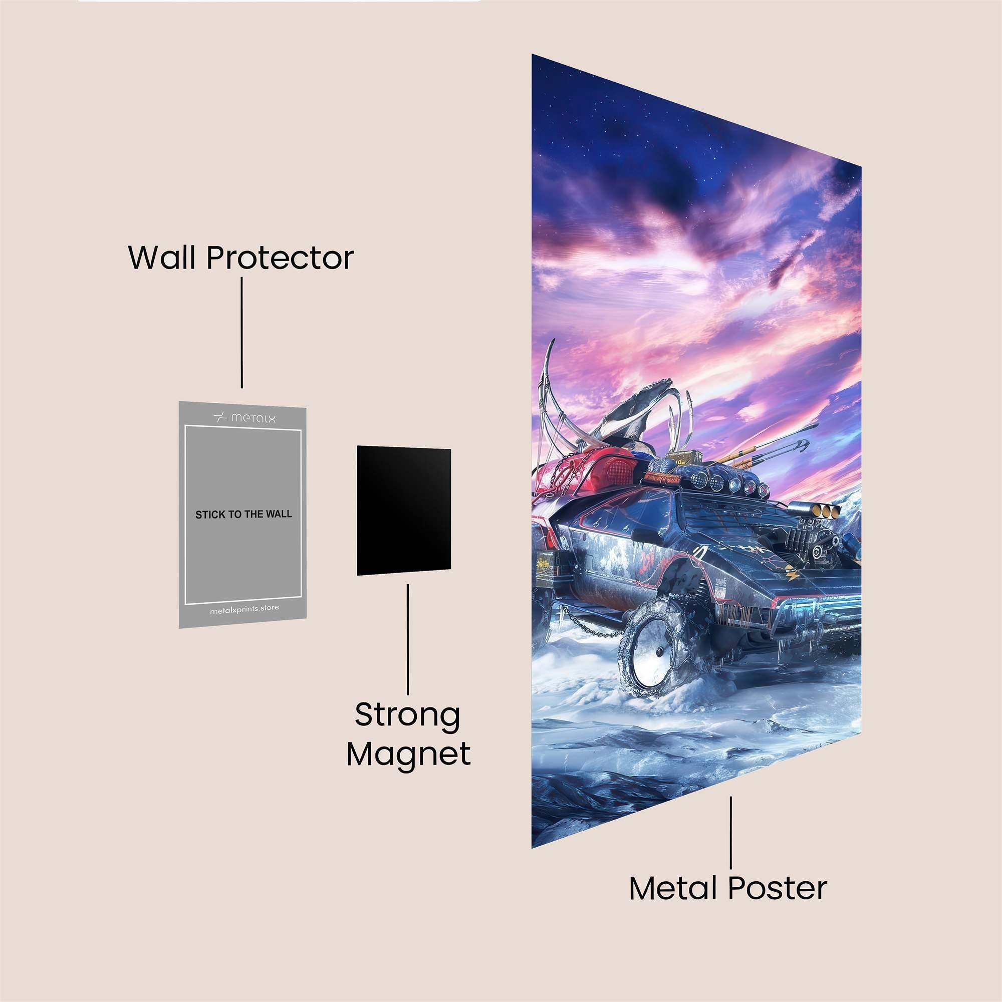 SnowRider Safe Wall Magnetic / M