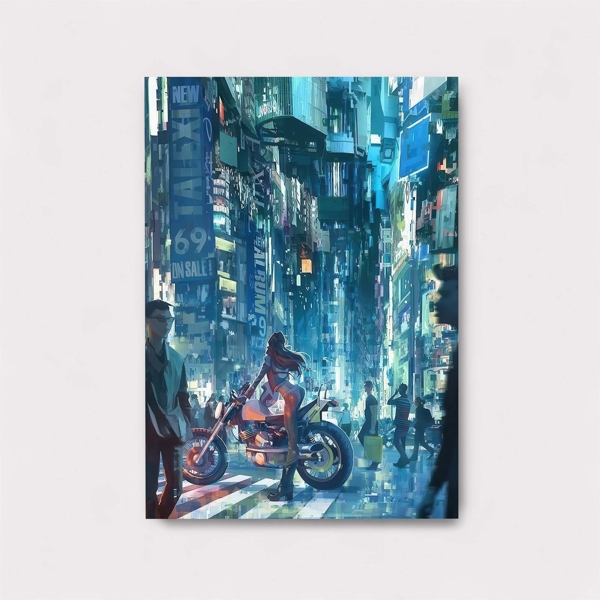 Neon Pulse Safe Wall Magnetic / M