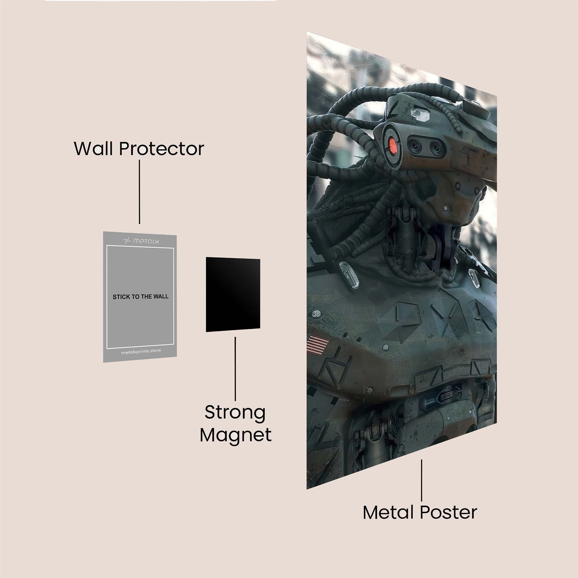 Terminator Gloomy Safe Wall Magnetic / M