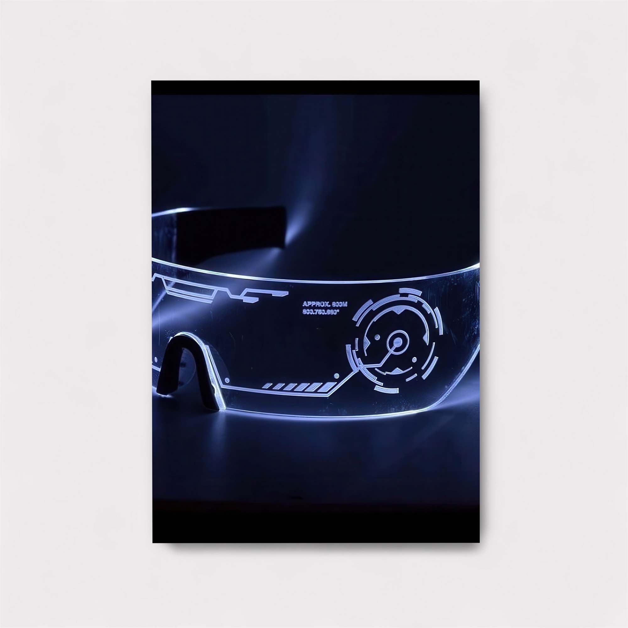 Glow Futuristic Safe Wall Magnetic / M