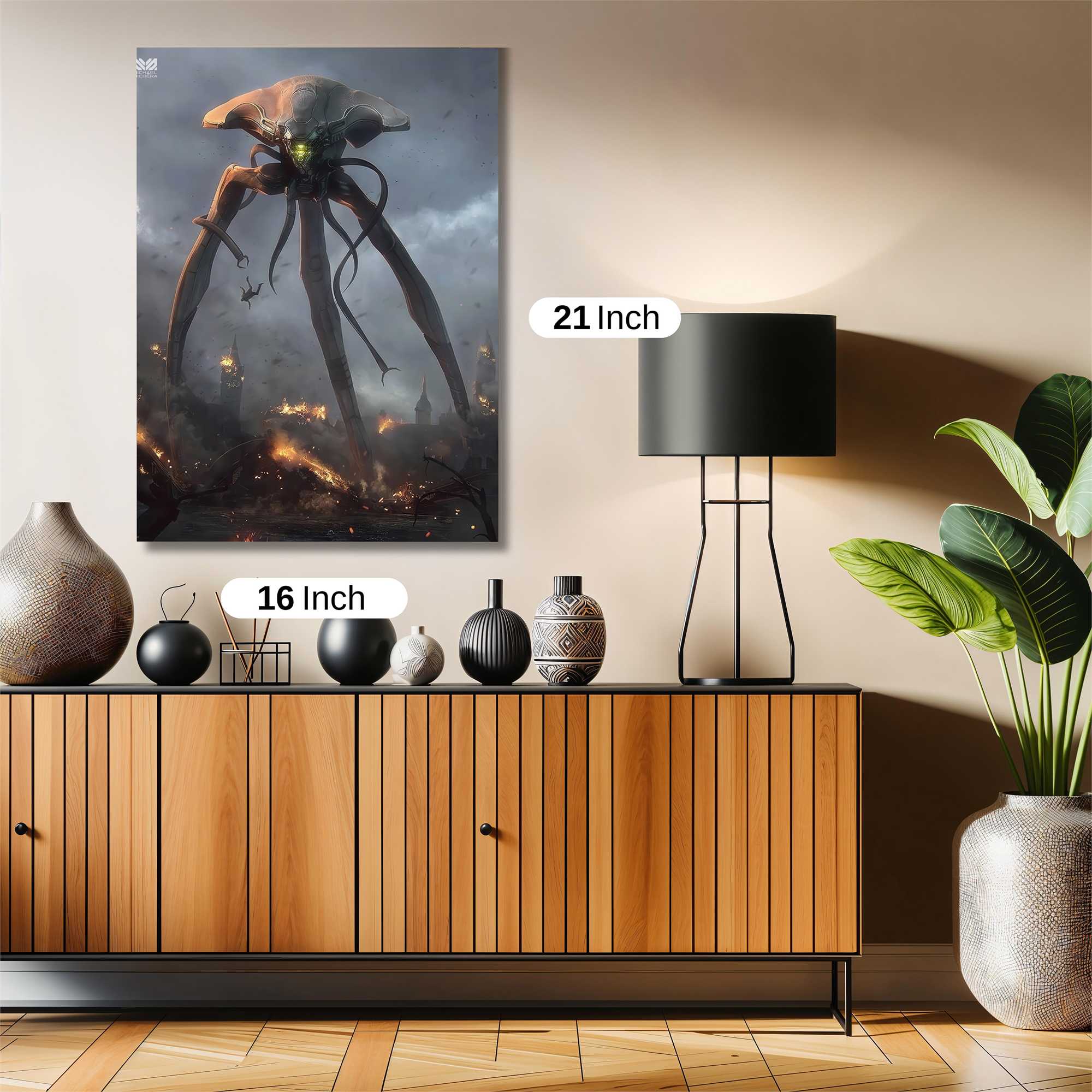 Alien Apocalypse Safe Wall Magnetic / M