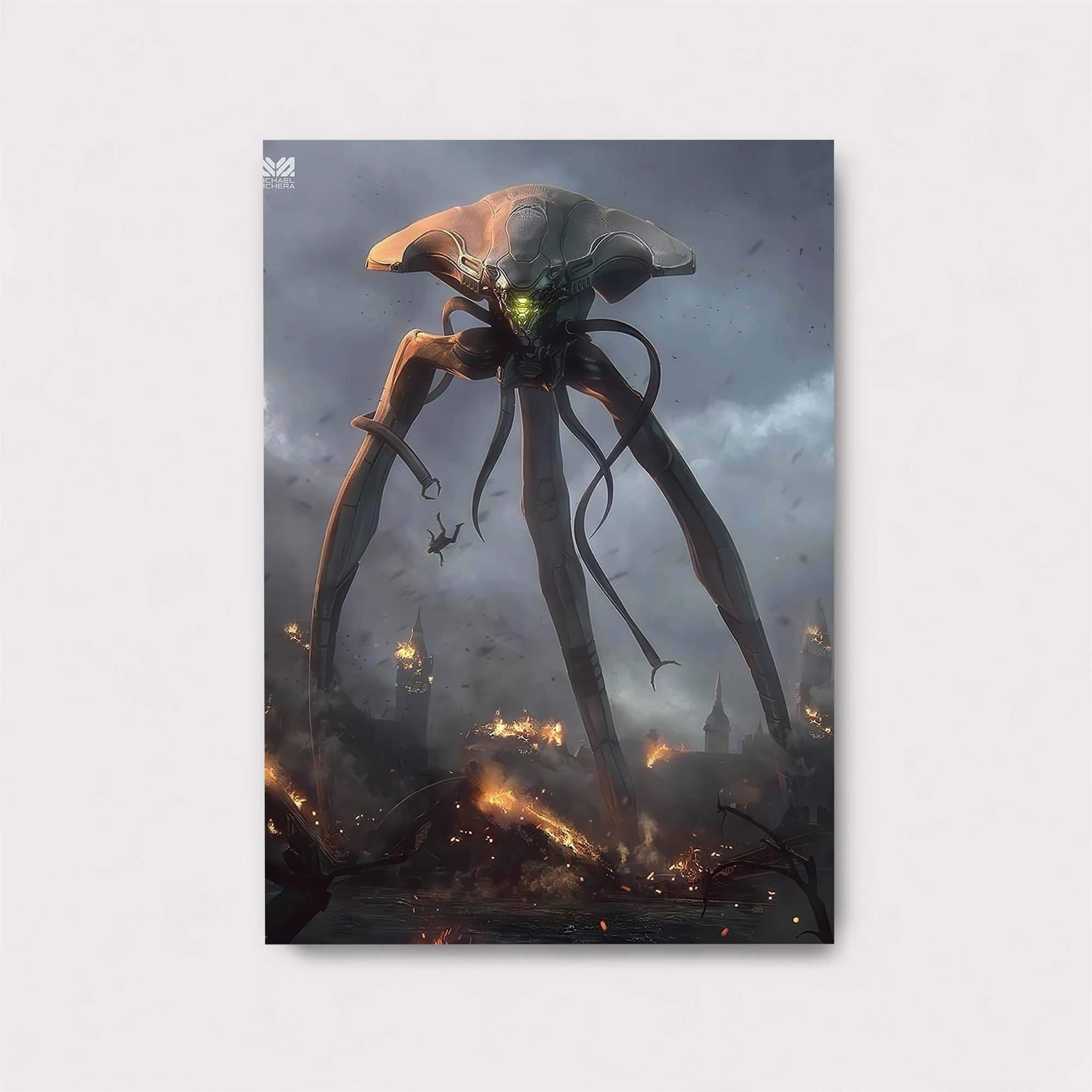 Alien Apocalypse Safe Wall Magnetic / M