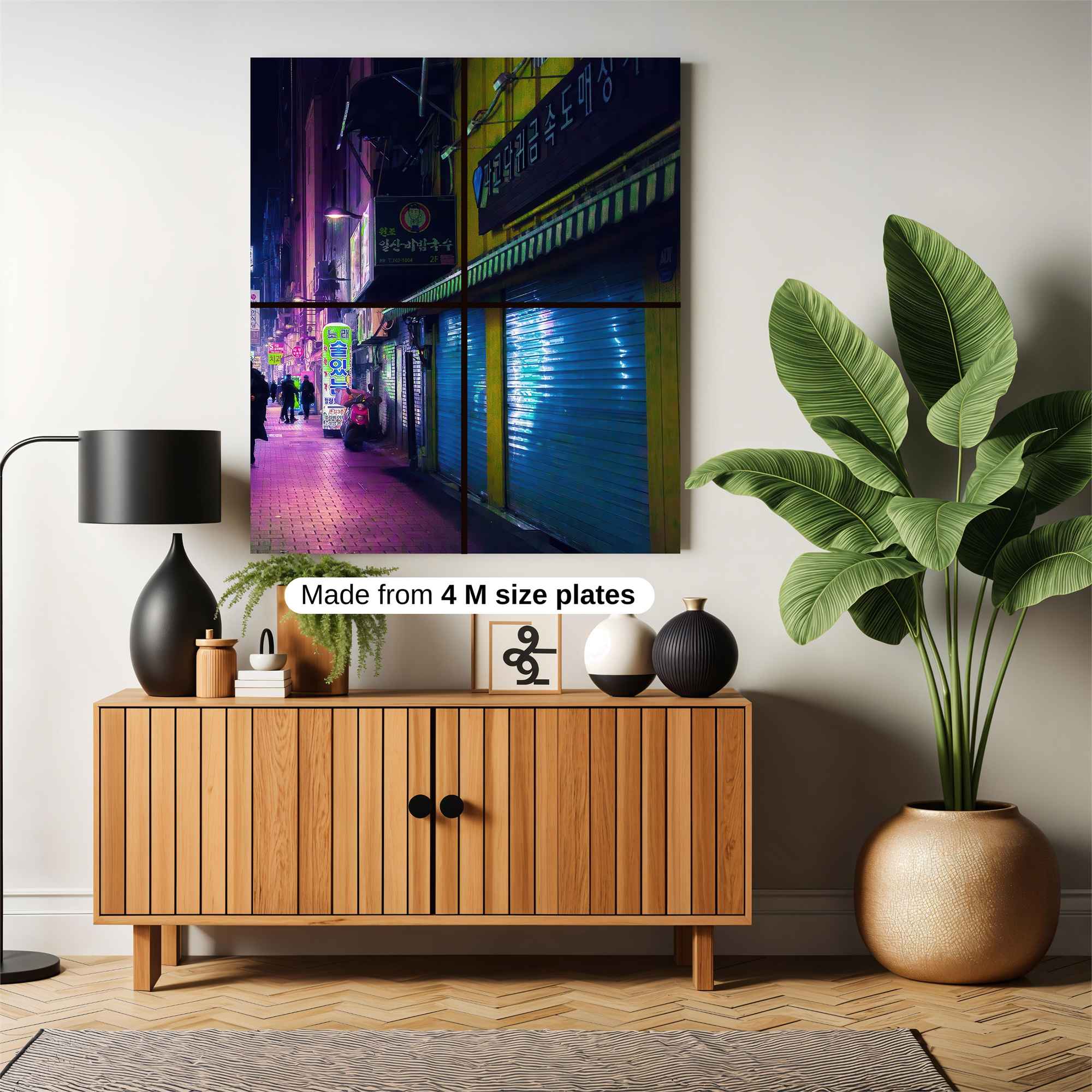 Neon Serenity Safe Wall Magnetic / M