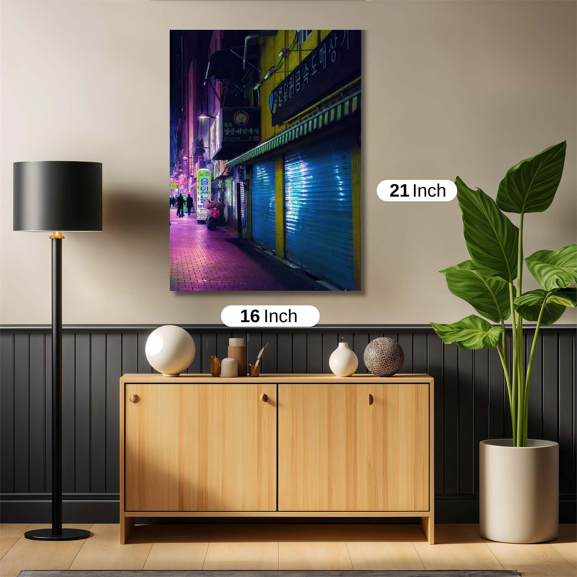 Neon Serenity Safe Wall Magnetic / M