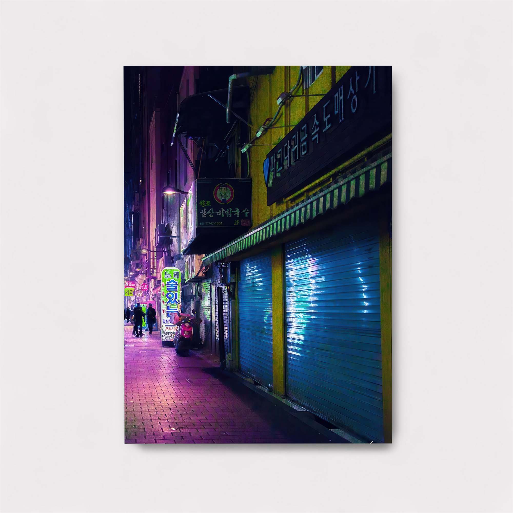 Neon Serenity Safe Wall Magnetic / M