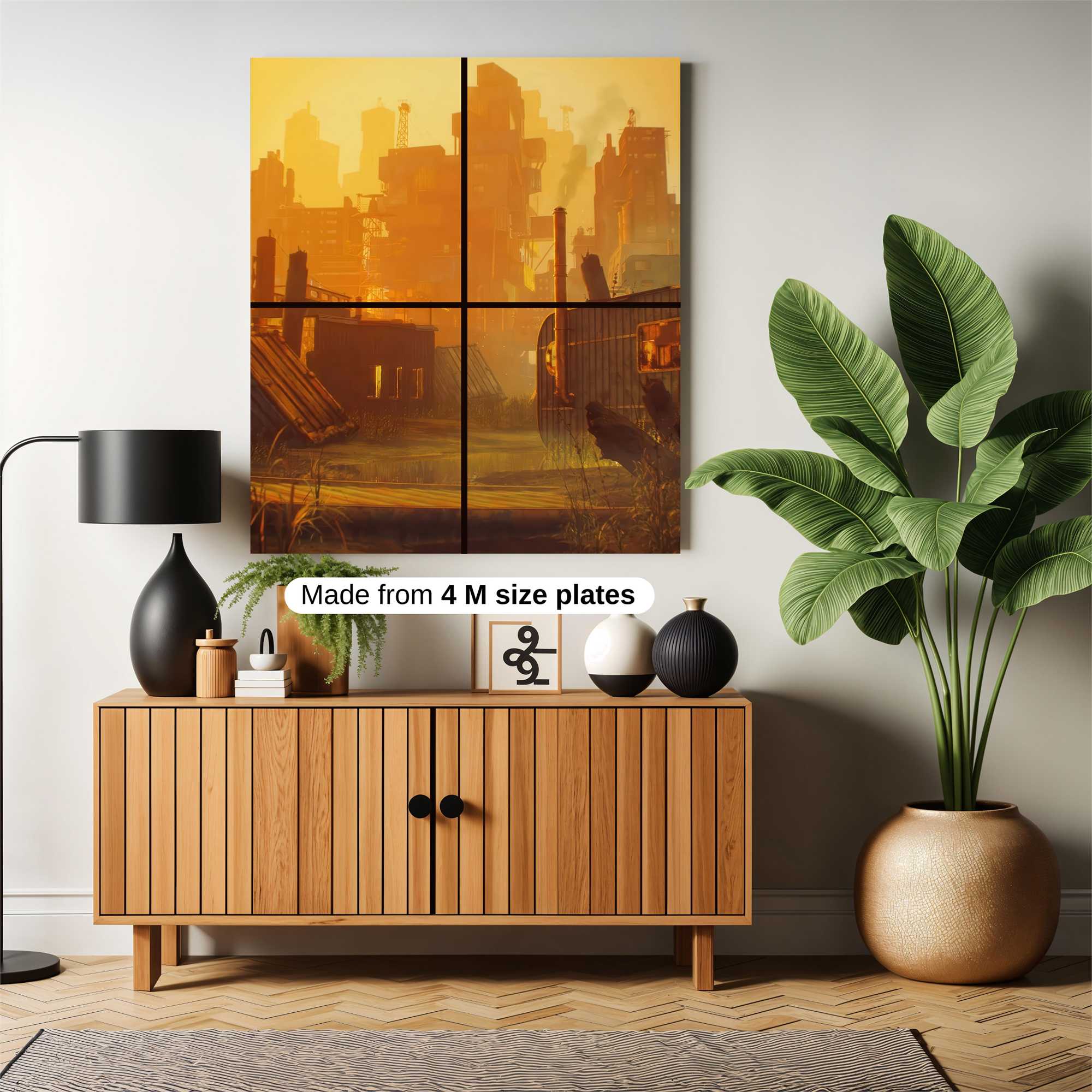 Dystopian Dawn Safe Wall Magnetic / M