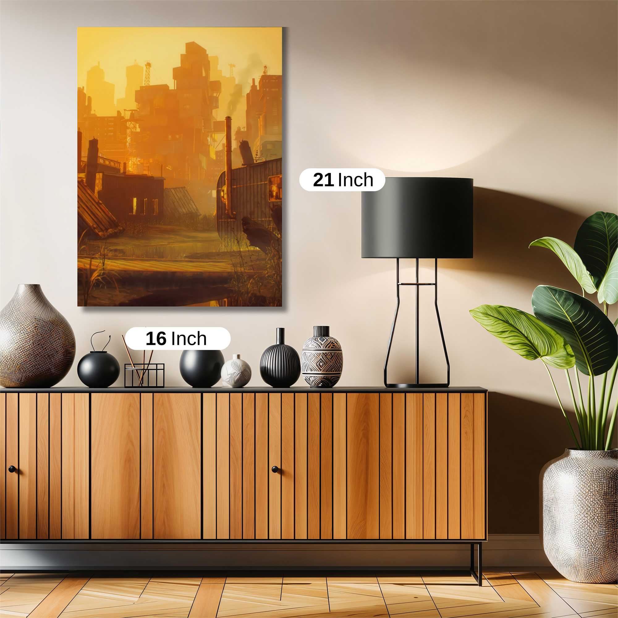 Dystopian Dawn Safe Wall Magnetic / M